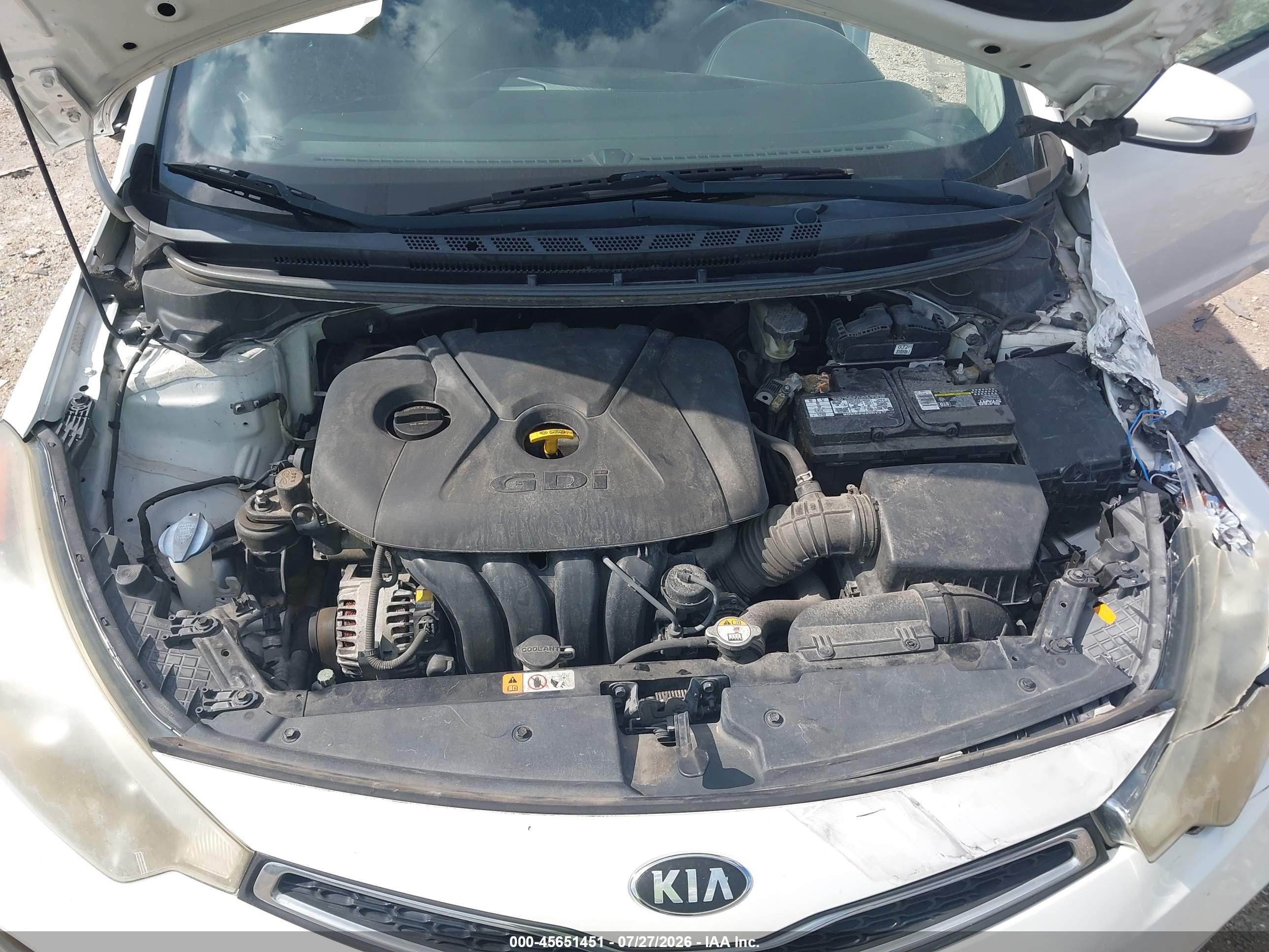 2015 Kia Forte Koup Ex White vin: KNAFX6A8XF5369390