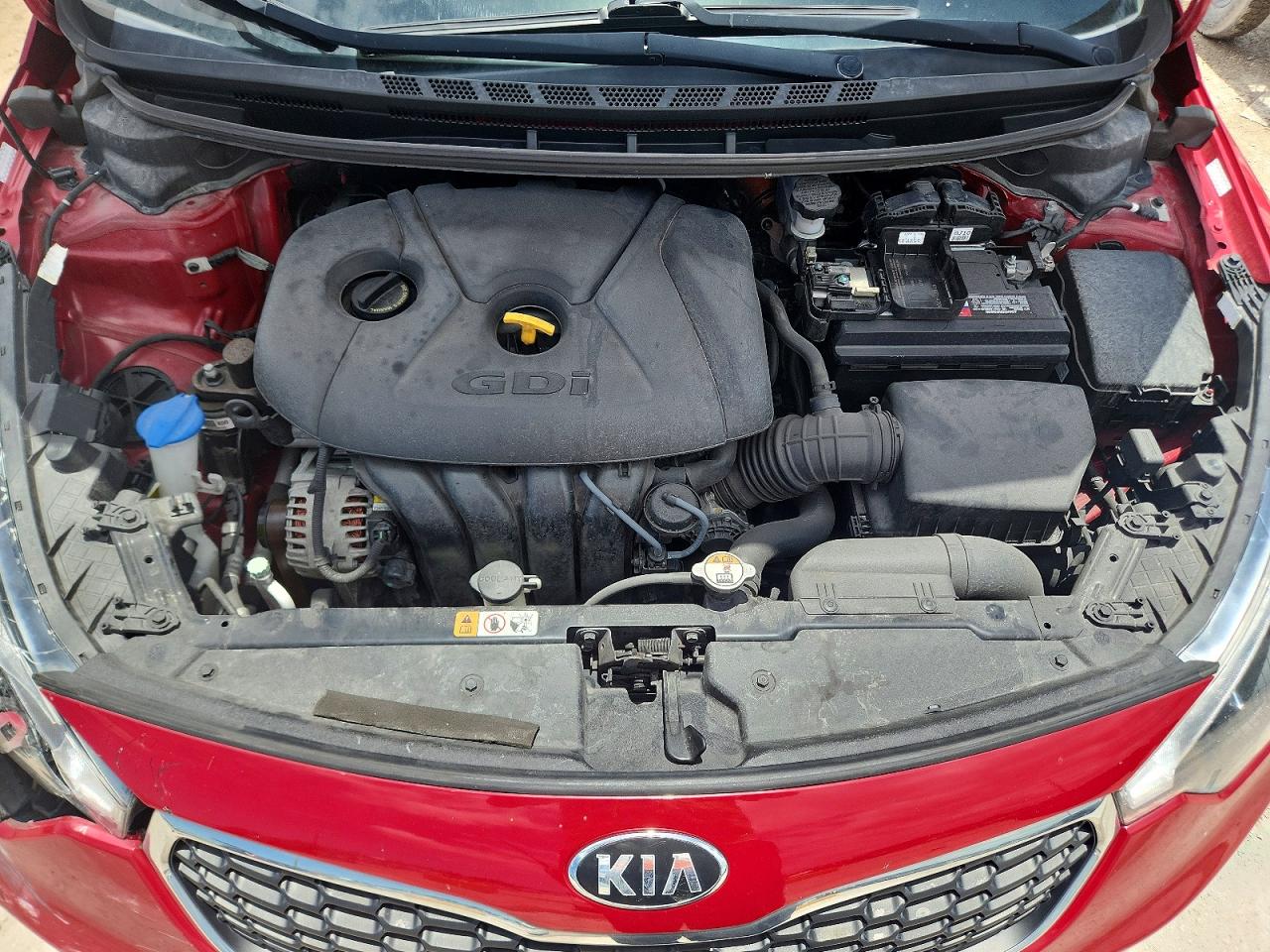 2014 Kia Forte Ex Red vin: KNAFZ4A80E5064235