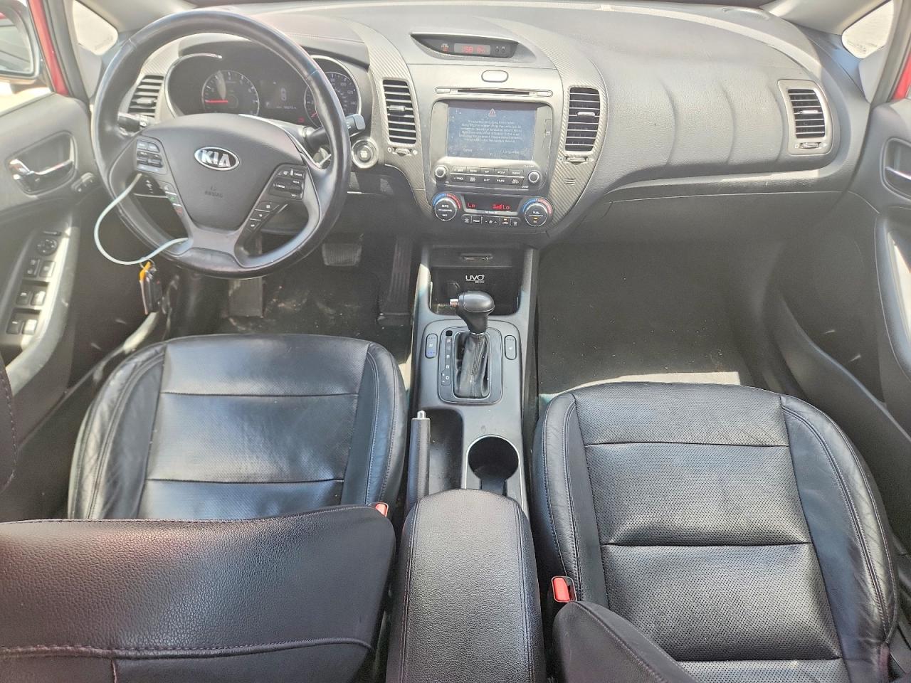 2014 Kia Forte Ex Red vin: KNAFZ4A80E5064235