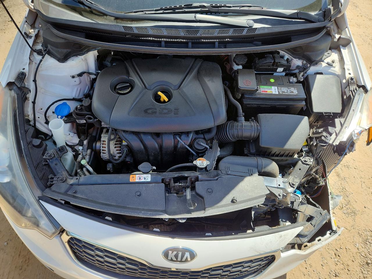 2014 Kia Forte Ex White vin: KNAFZ4A80E5065305