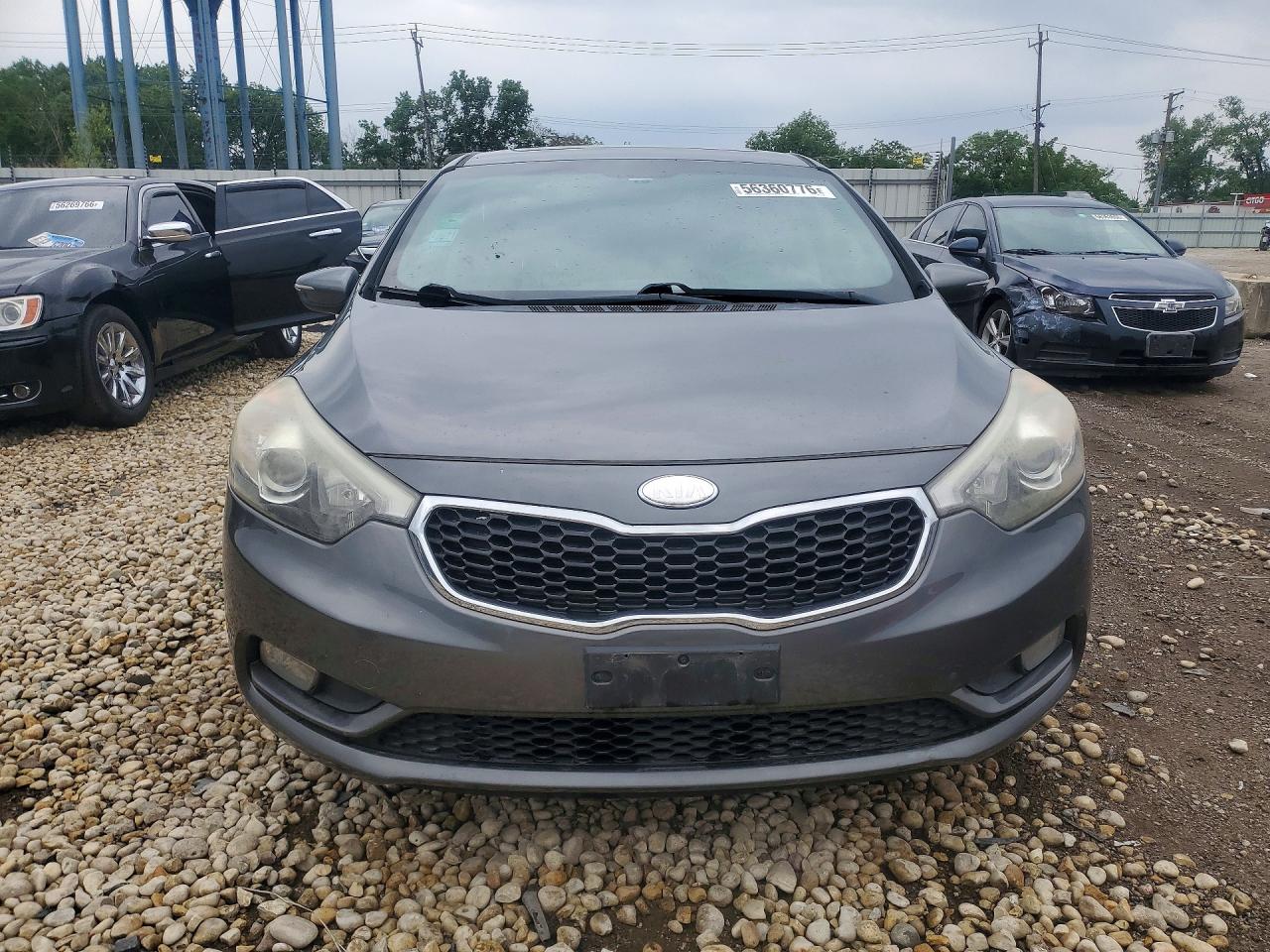 2014 Kia Forte Ex Gray vin: KNAFZ4A80E5078202