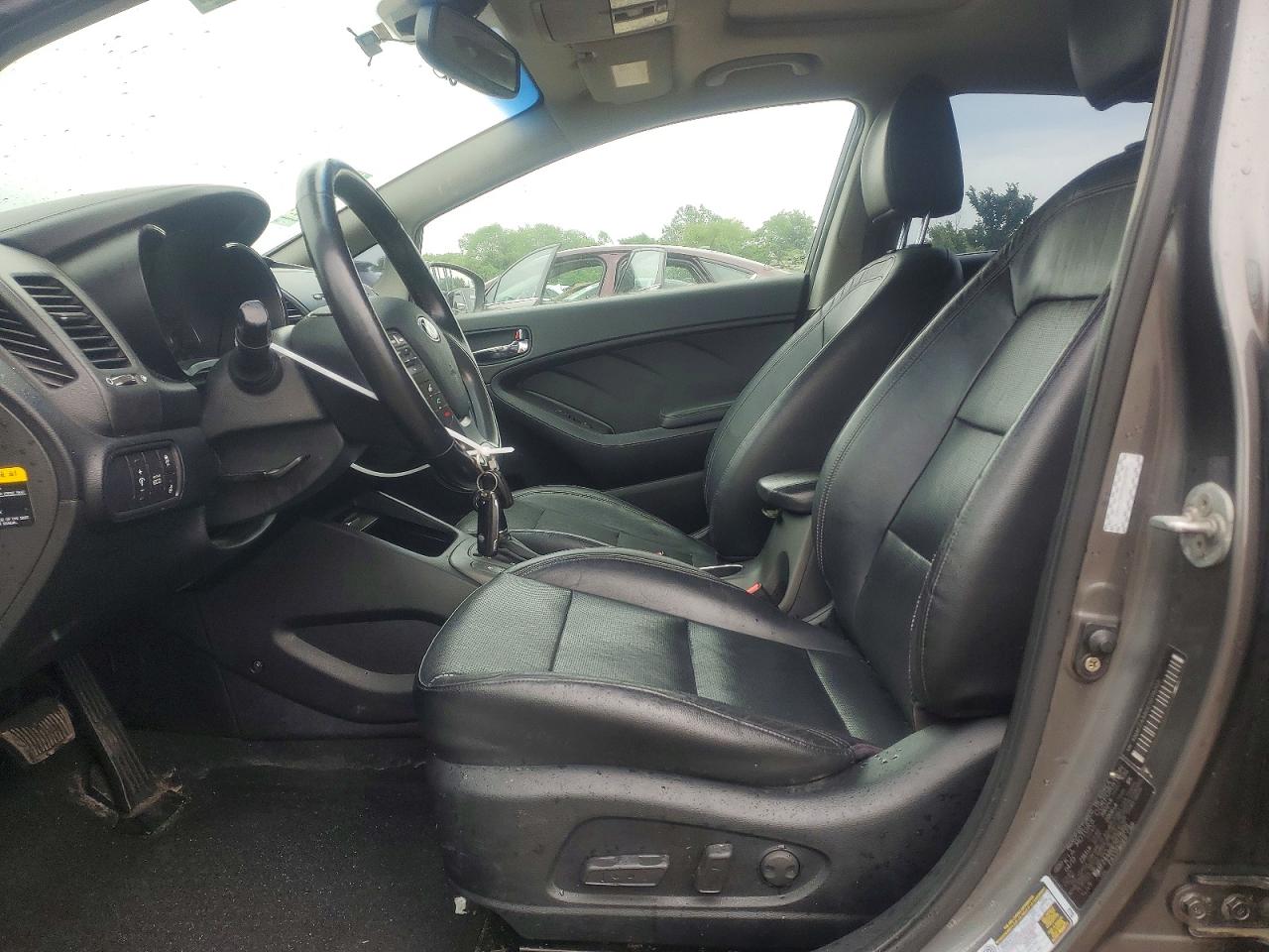 2014 Kia Forte Ex Gray vin: KNAFZ4A80E5078202