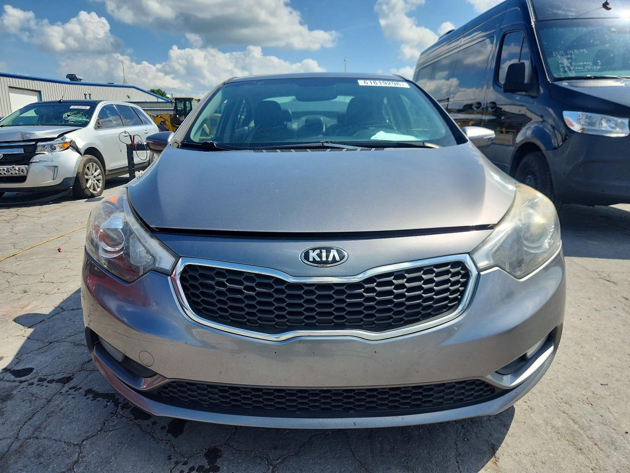 2014 Kia Forte Ex Silver vin: KNAFZ4A80E5168319