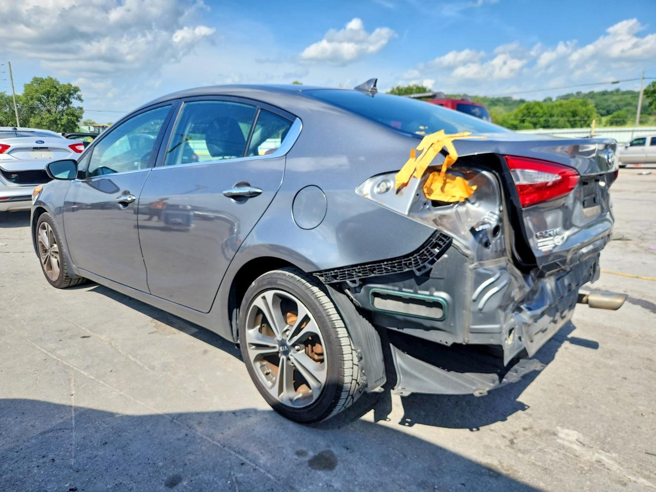 2014 Kia Forte Ex Silver vin: KNAFZ4A80E5168319