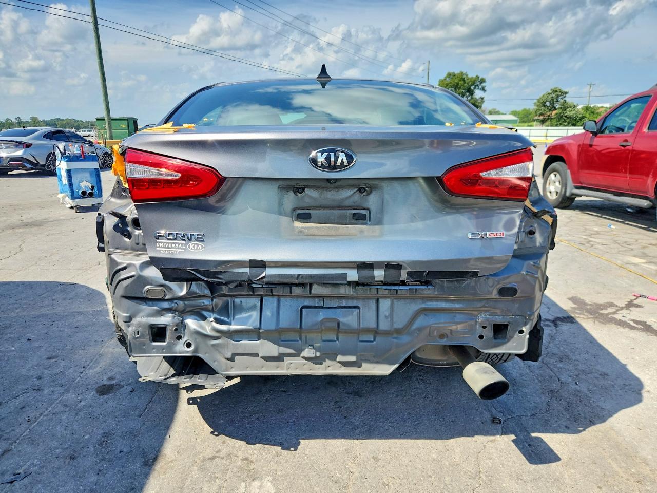 2014 Kia Forte Ex Silver vin: KNAFZ4A80E5168319