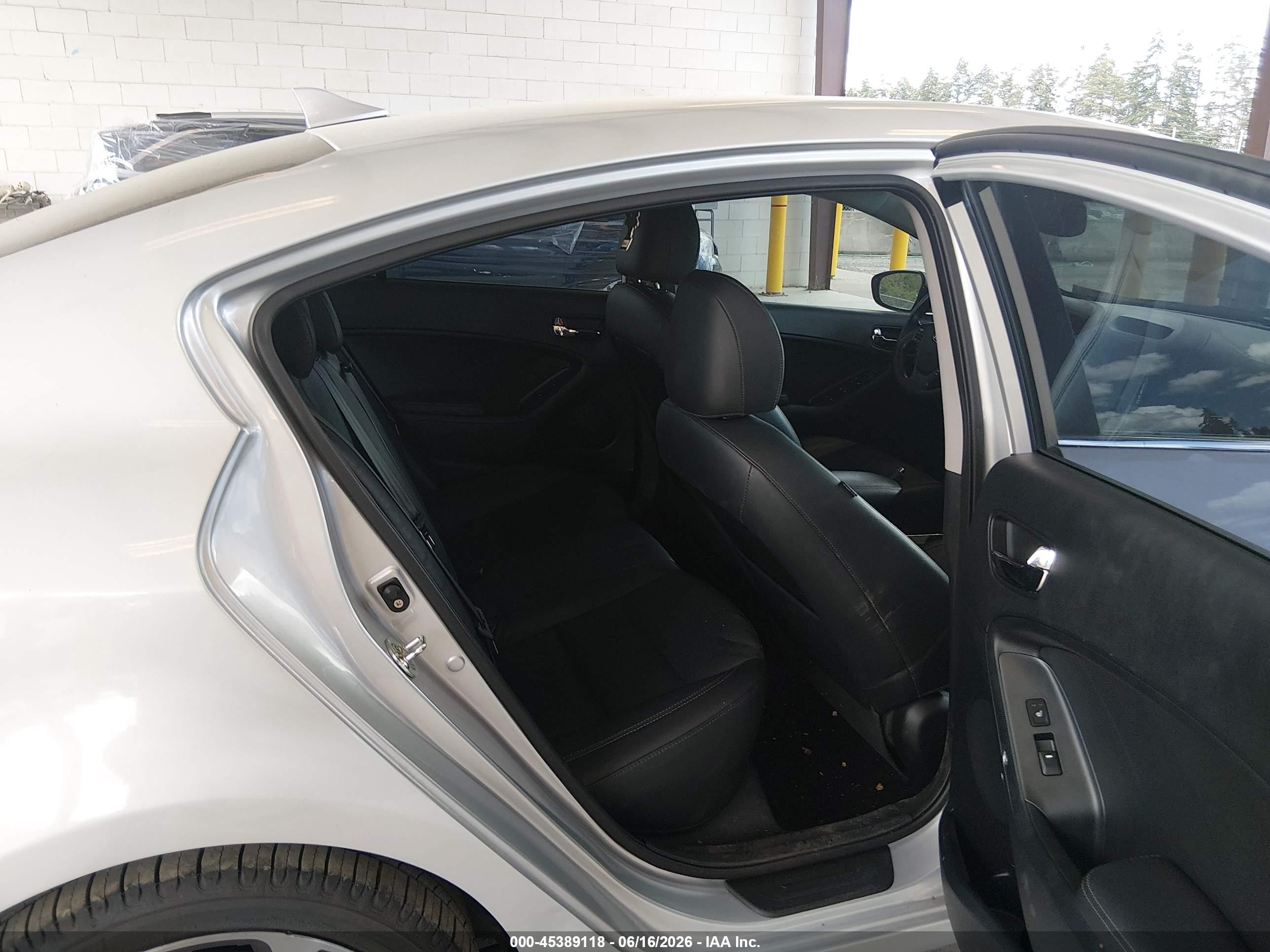 2015 Kia Forte Ex Silver vin: KNAFZ4A80F5373561