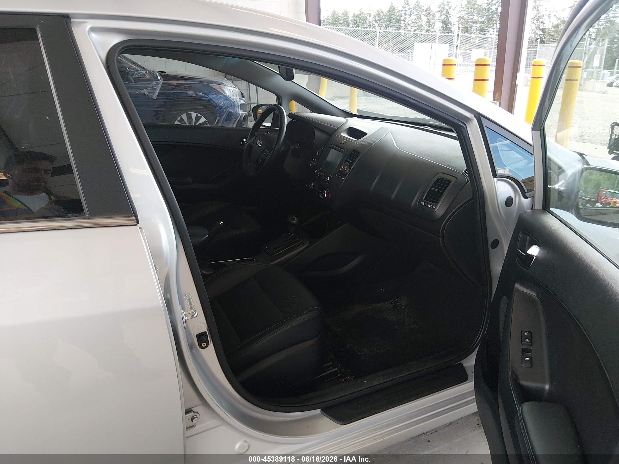 2015 Kia Forte Ex Silver vin: KNAFZ4A80F5373561