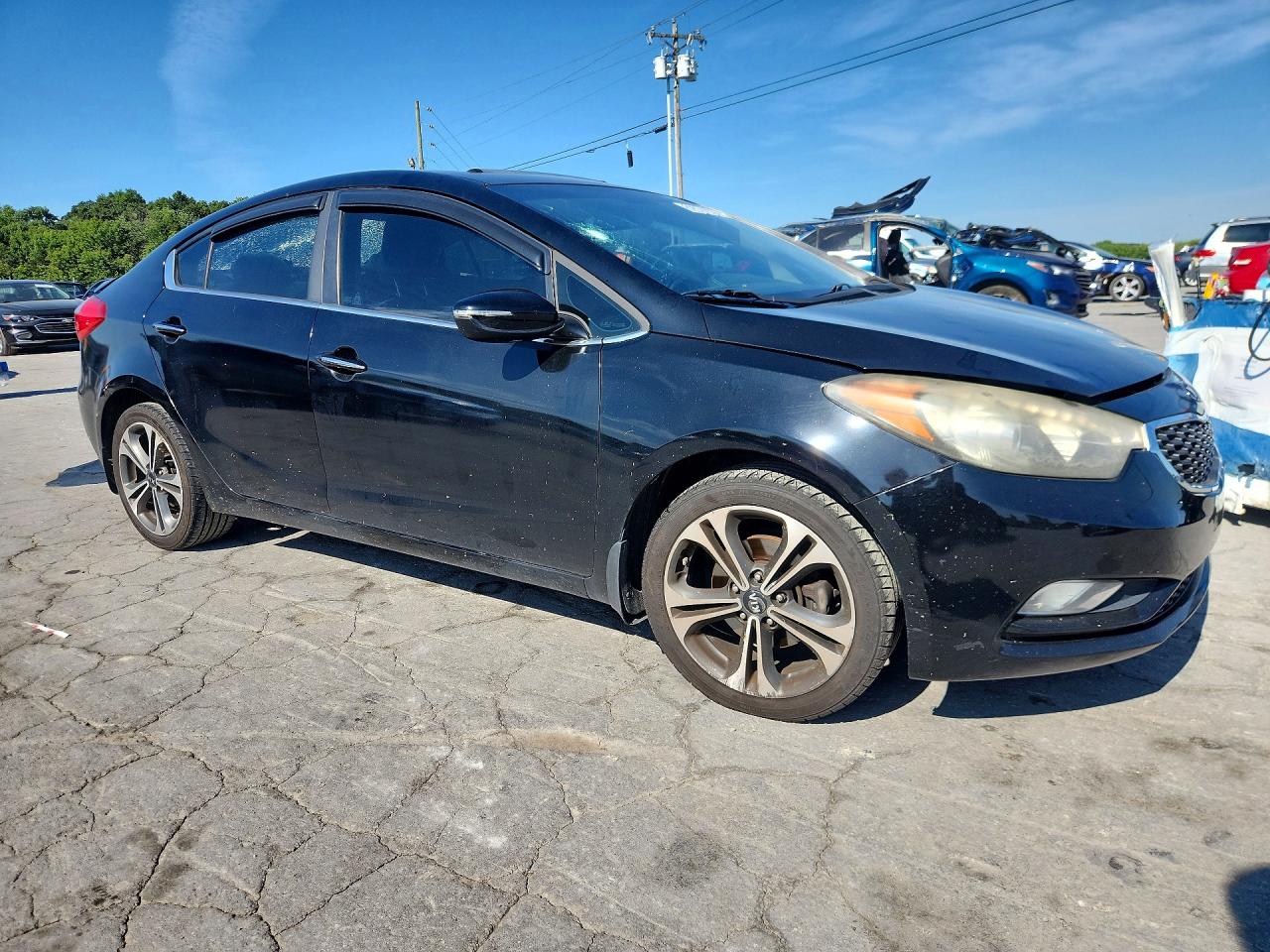 2014 Kia Forte Ex Black vin: KNAFZ4A81E5155465