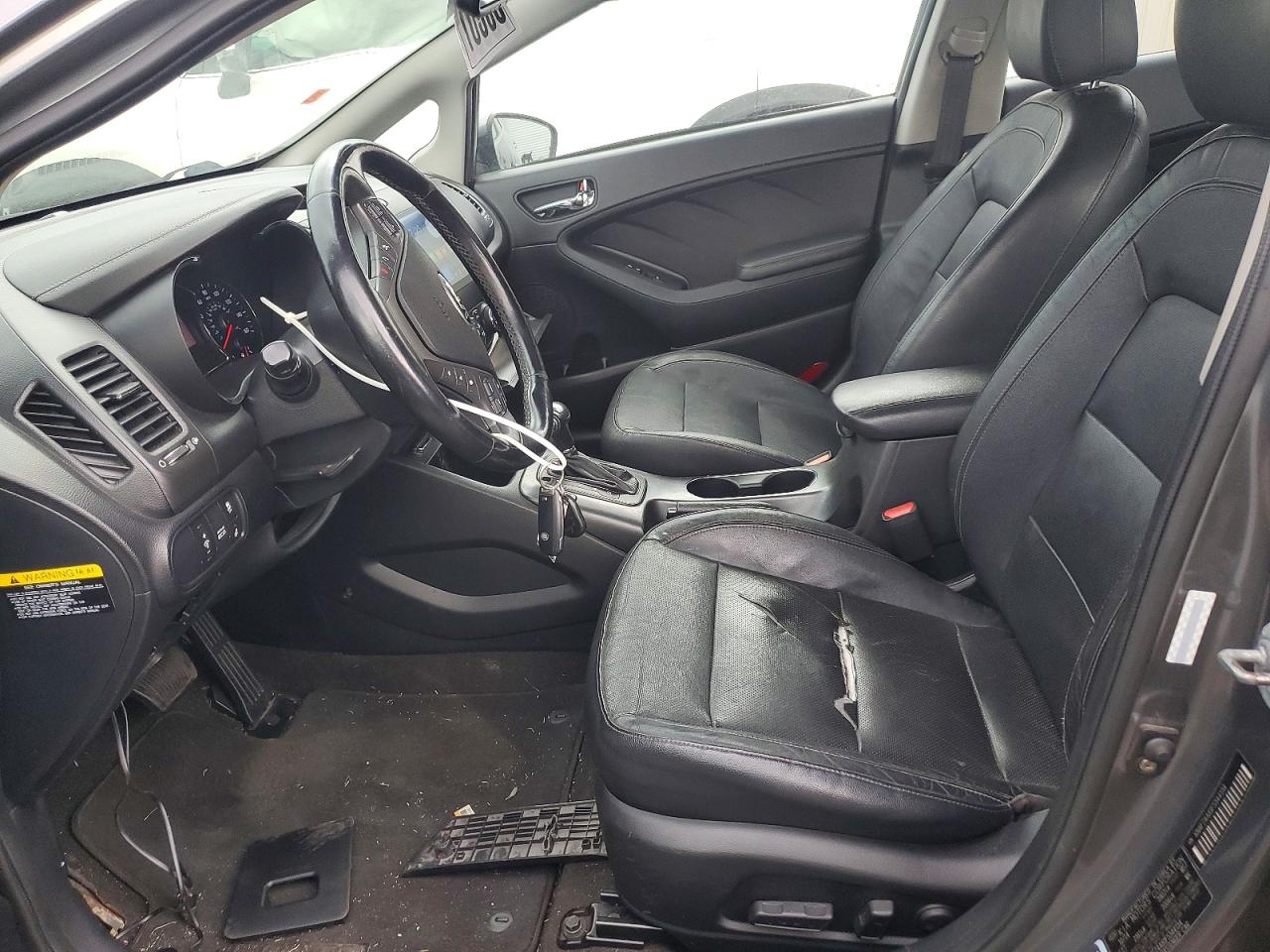 2015 Kia Forte Ex Gray vin: KNAFZ4A81F5344134