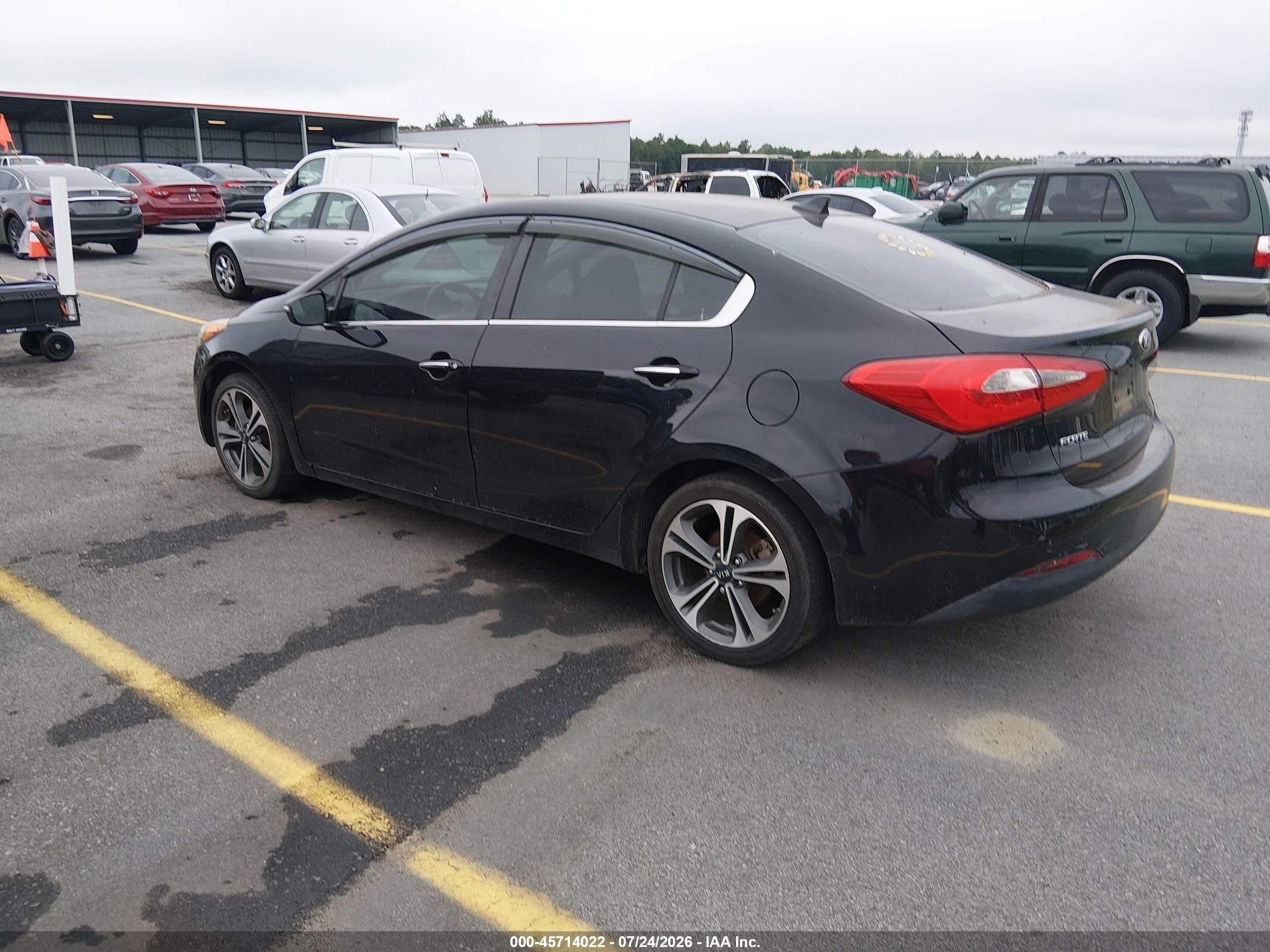 2014 Kia Forte Ex Black vin: KNAFZ4A82E5066293