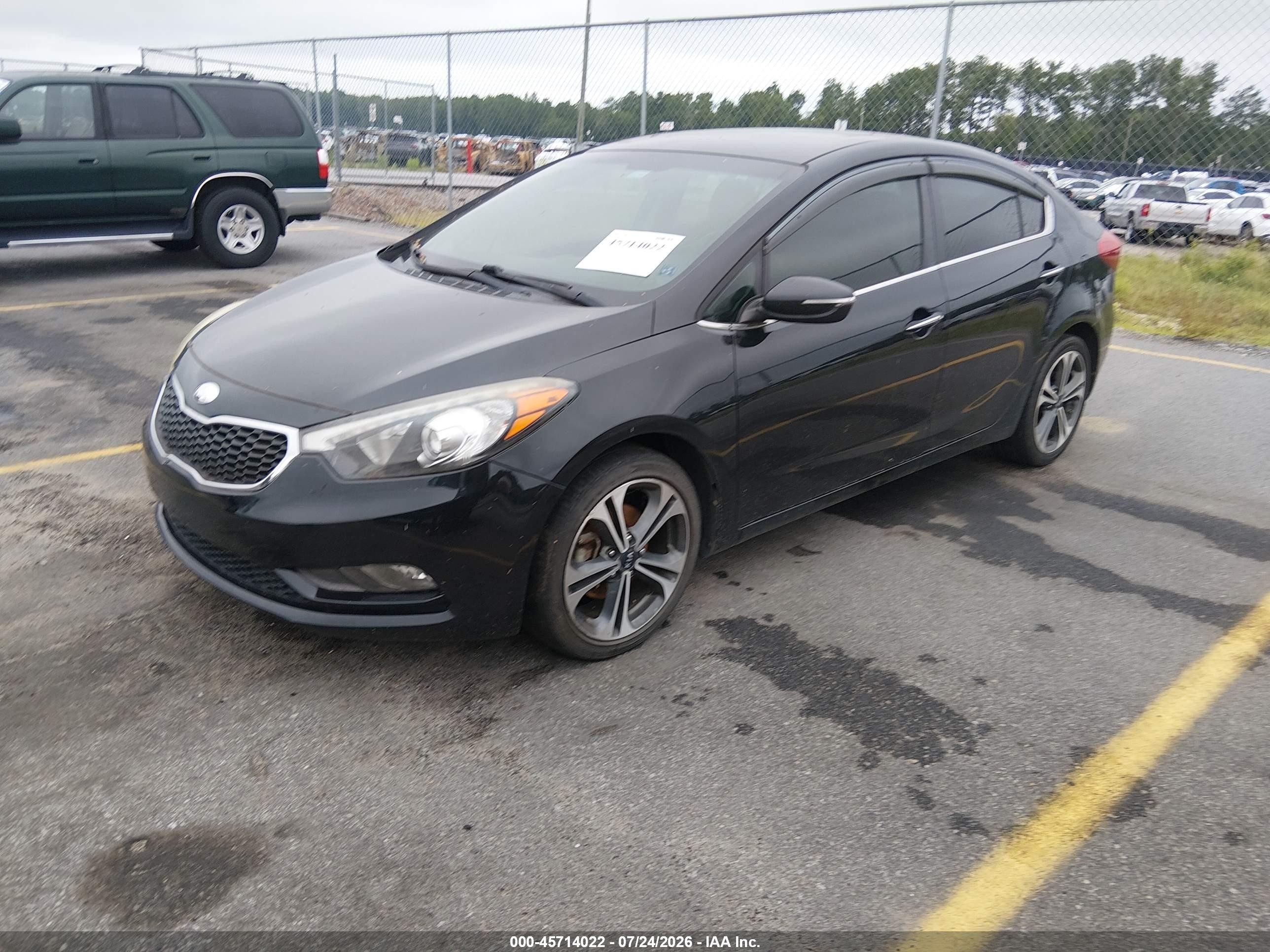 2014 Kia Forte Ex Black vin: KNAFZ4A82E5066293