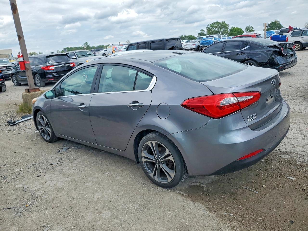 2015 Kia Forte Ex Gray vin: KNAFZ4A82F5268262
