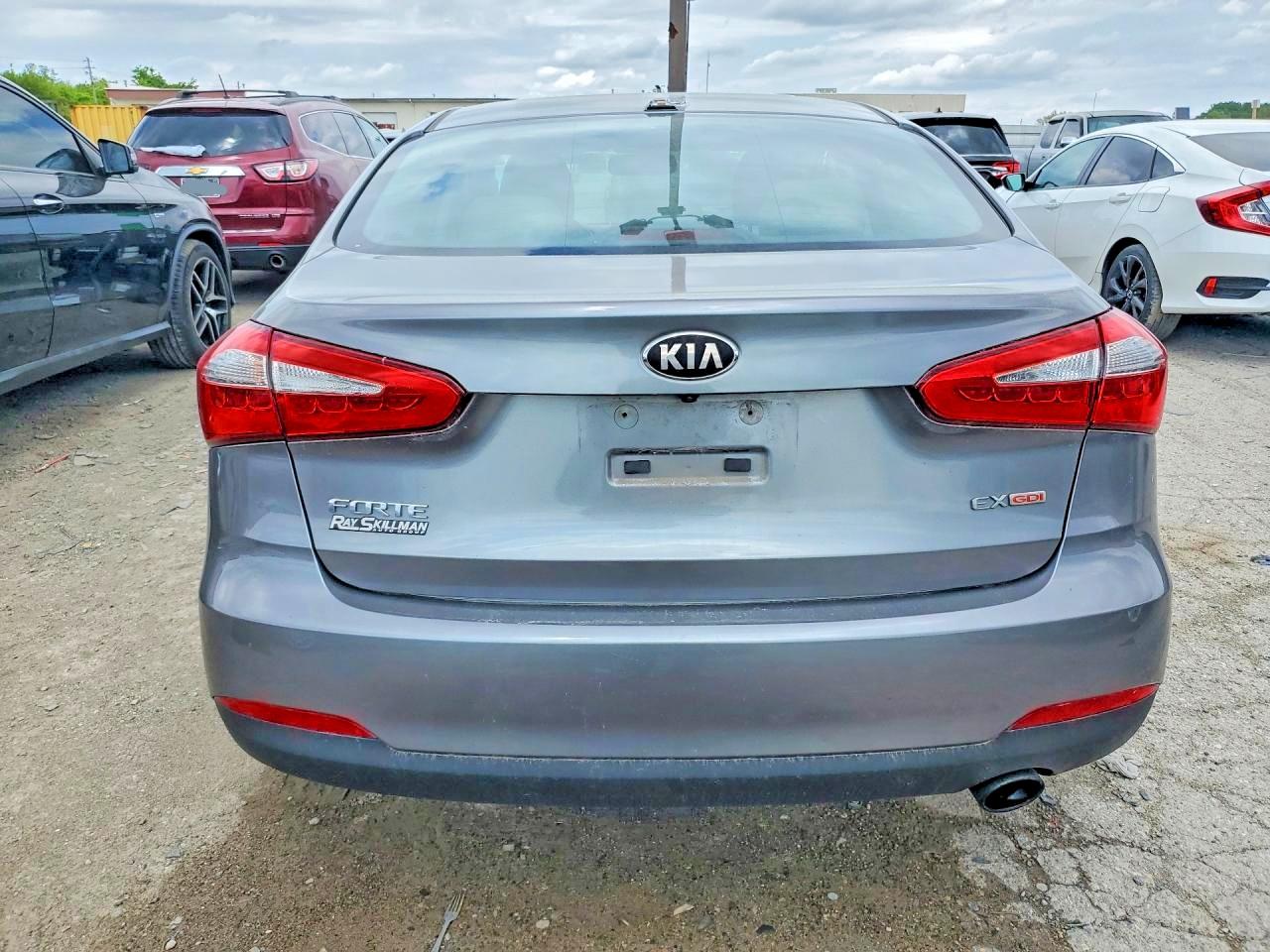 2015 Kia Forte Ex Gray vin: KNAFZ4A82F5268262