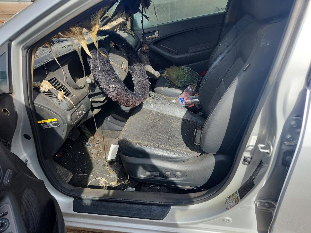 2015 Kia Forte Ex Silver vin: KNAFZ4A82F5283537