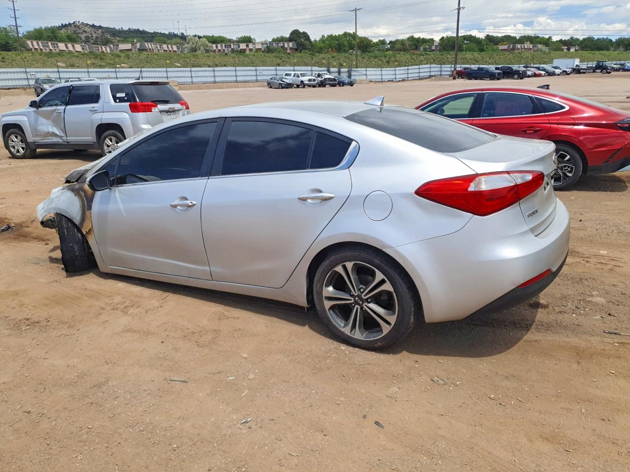 2015 Kia Forte Ex Silver vin: KNAFZ4A82F5283537