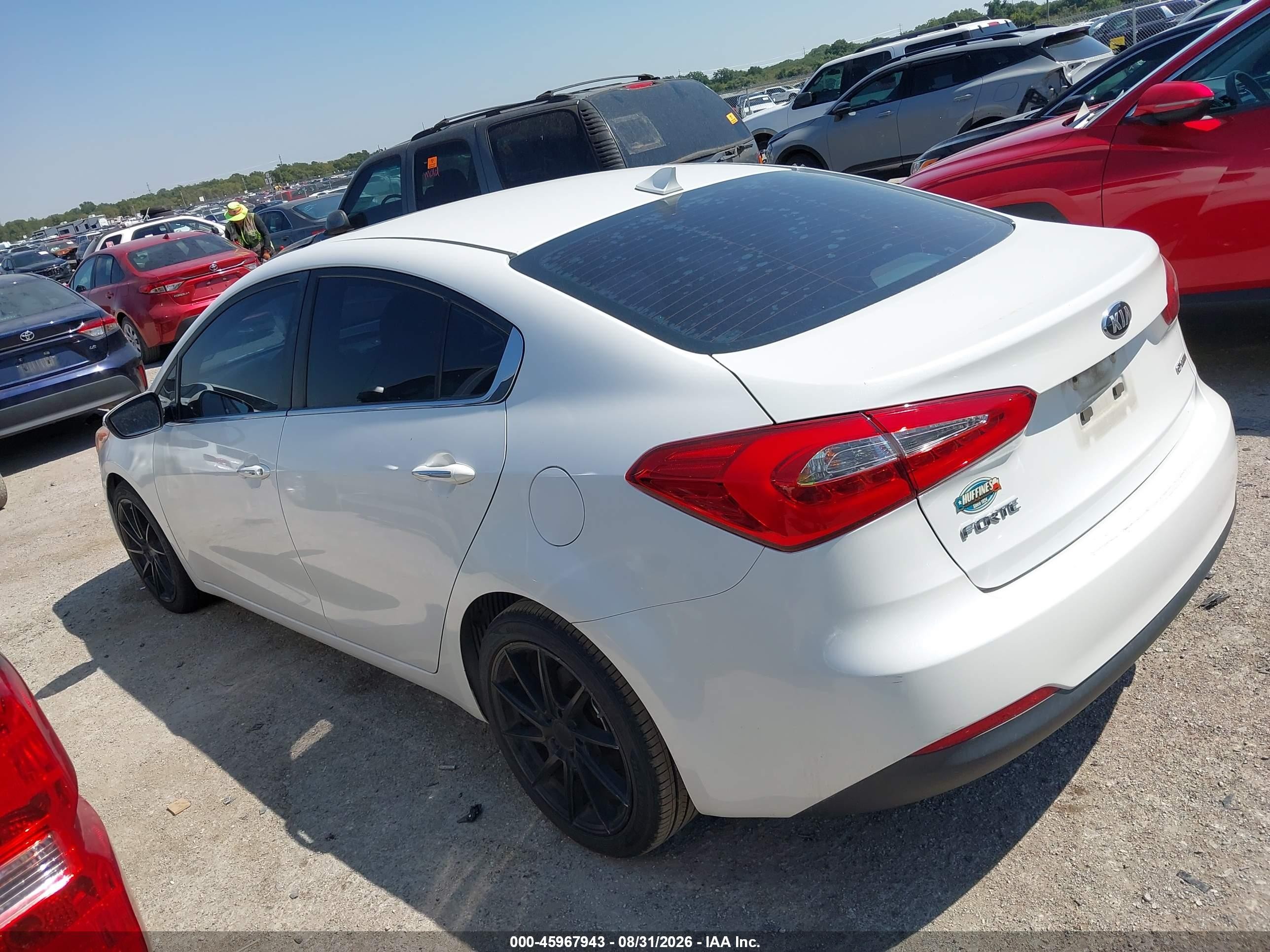 2015 Kia Forte Ex White vin: KNAFZ4A82F5370273