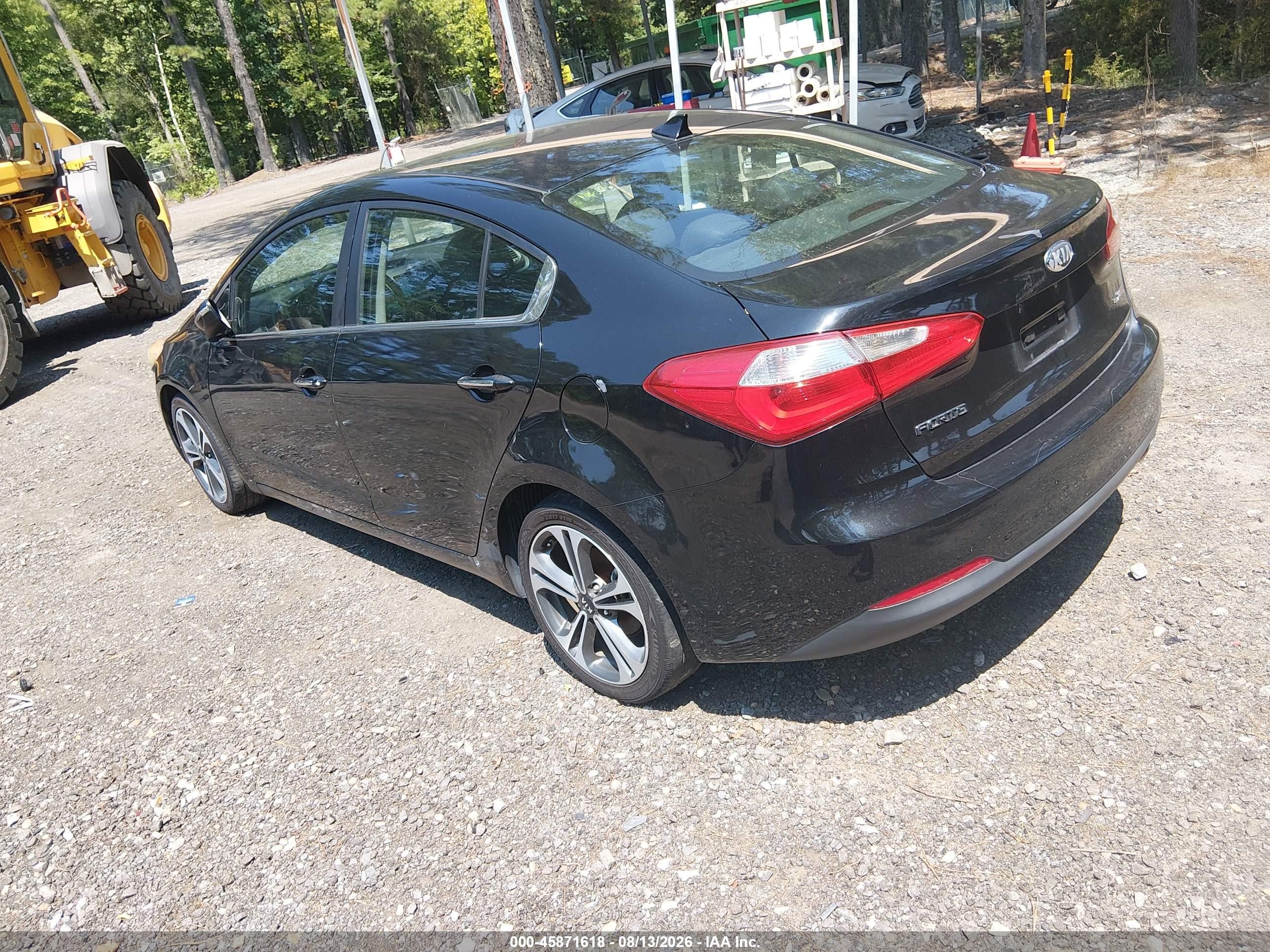 2014 Kia Forte Ex Black vin: KNAFZ4A83E5128302