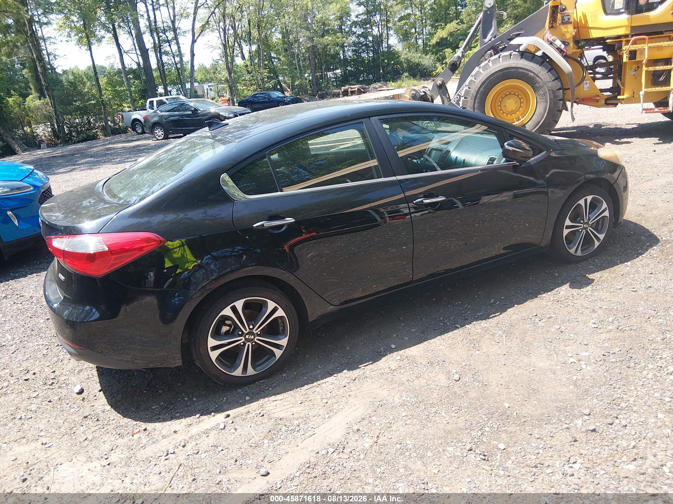 2014 Kia Forte Ex Black vin: KNAFZ4A83E5128302