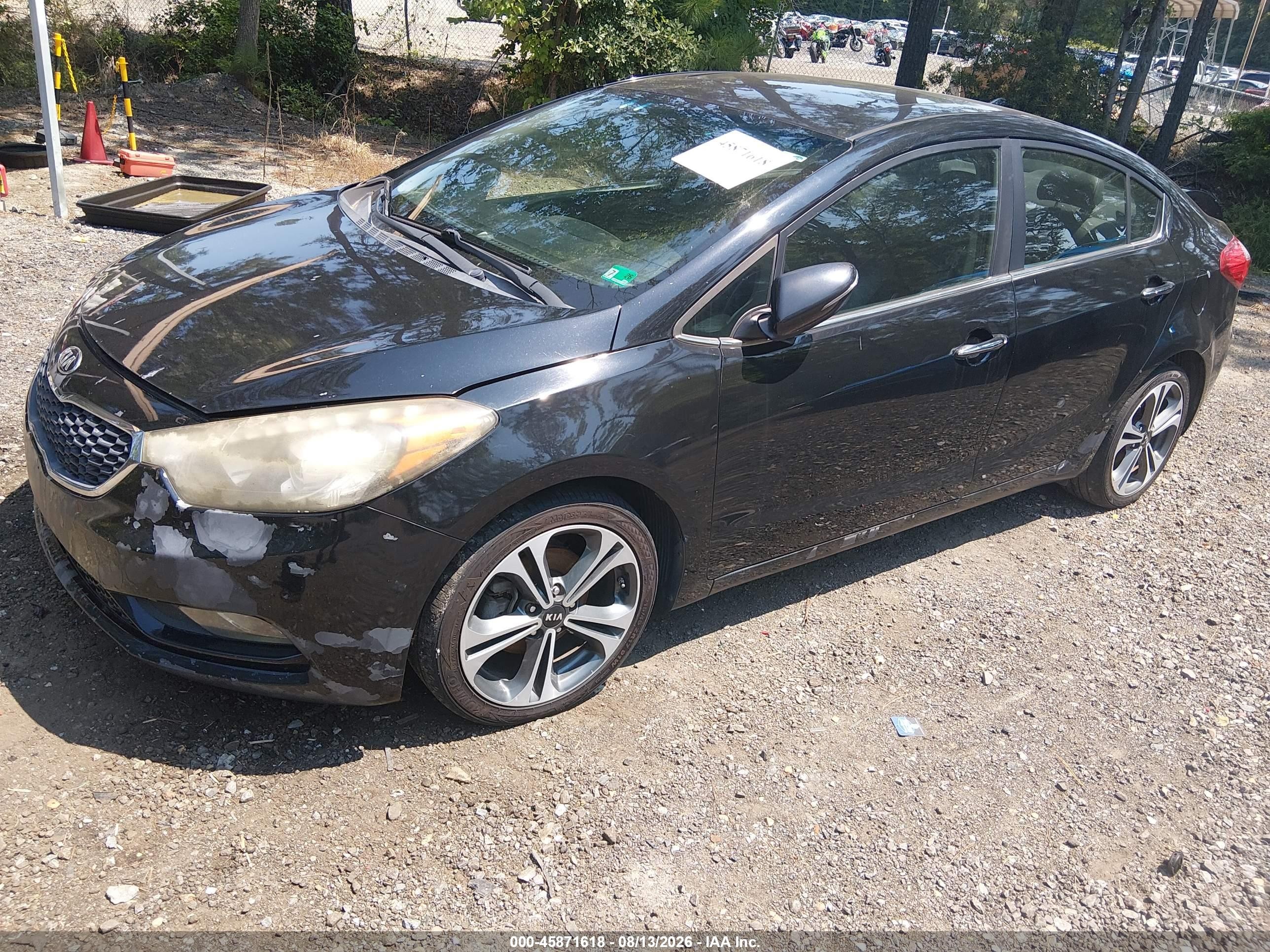 2014 Kia Forte Ex Black vin: KNAFZ4A83E5128302