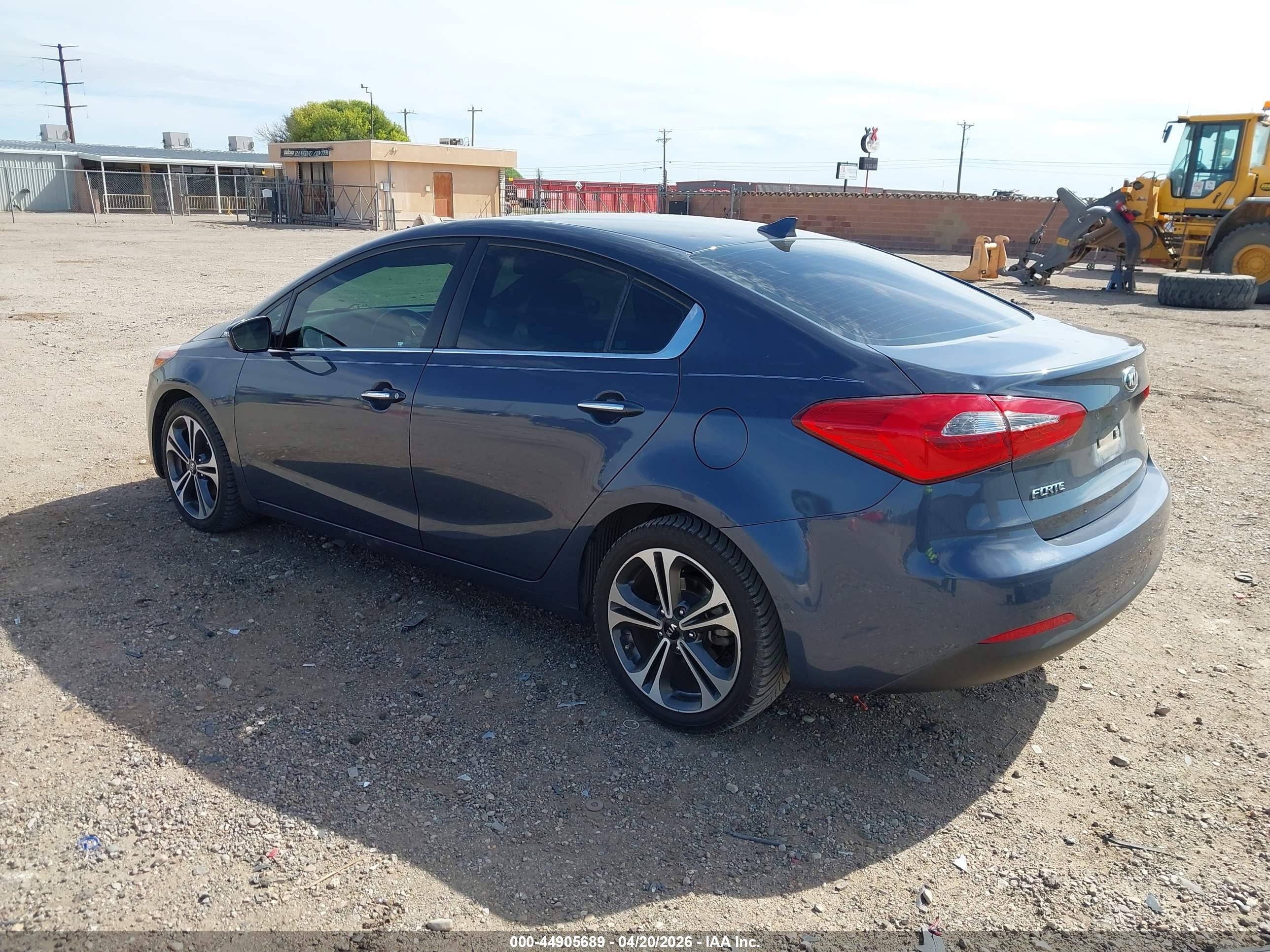 2014 Kia Forte Ex Серый vin: KNAFZ4A83E5161512