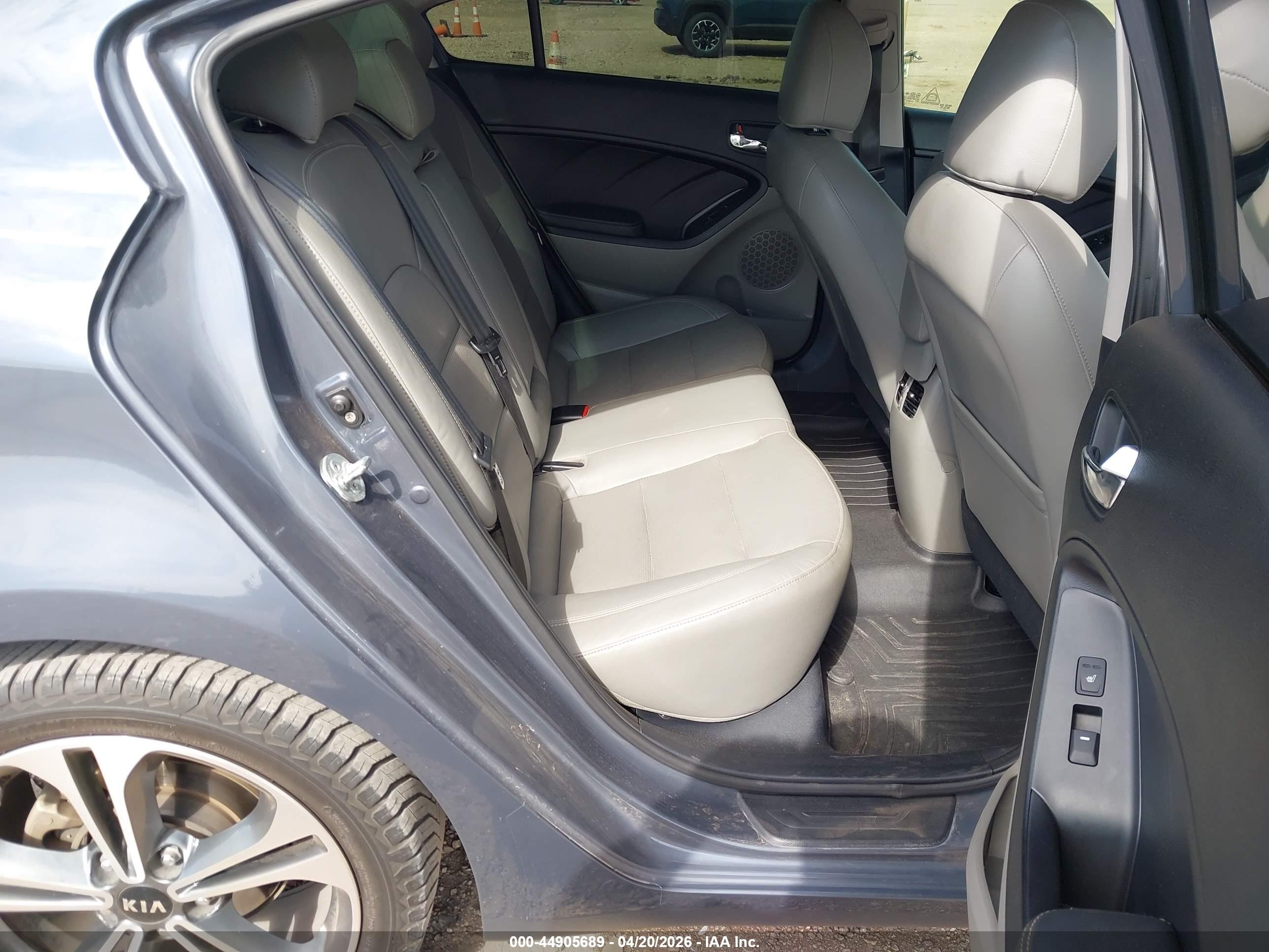 2014 Kia Forte Ex Серый vin: KNAFZ4A83E5161512
