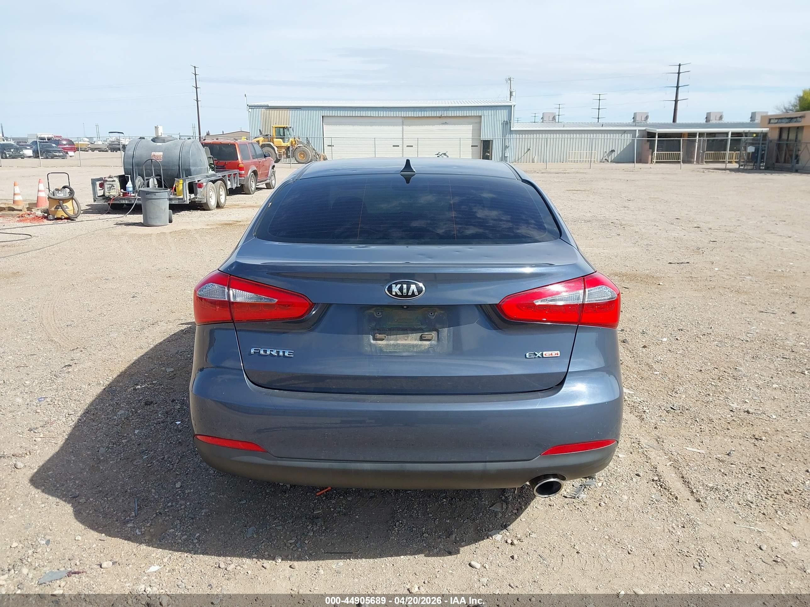 2014 Kia Forte Ex Серый vin: KNAFZ4A83E5161512