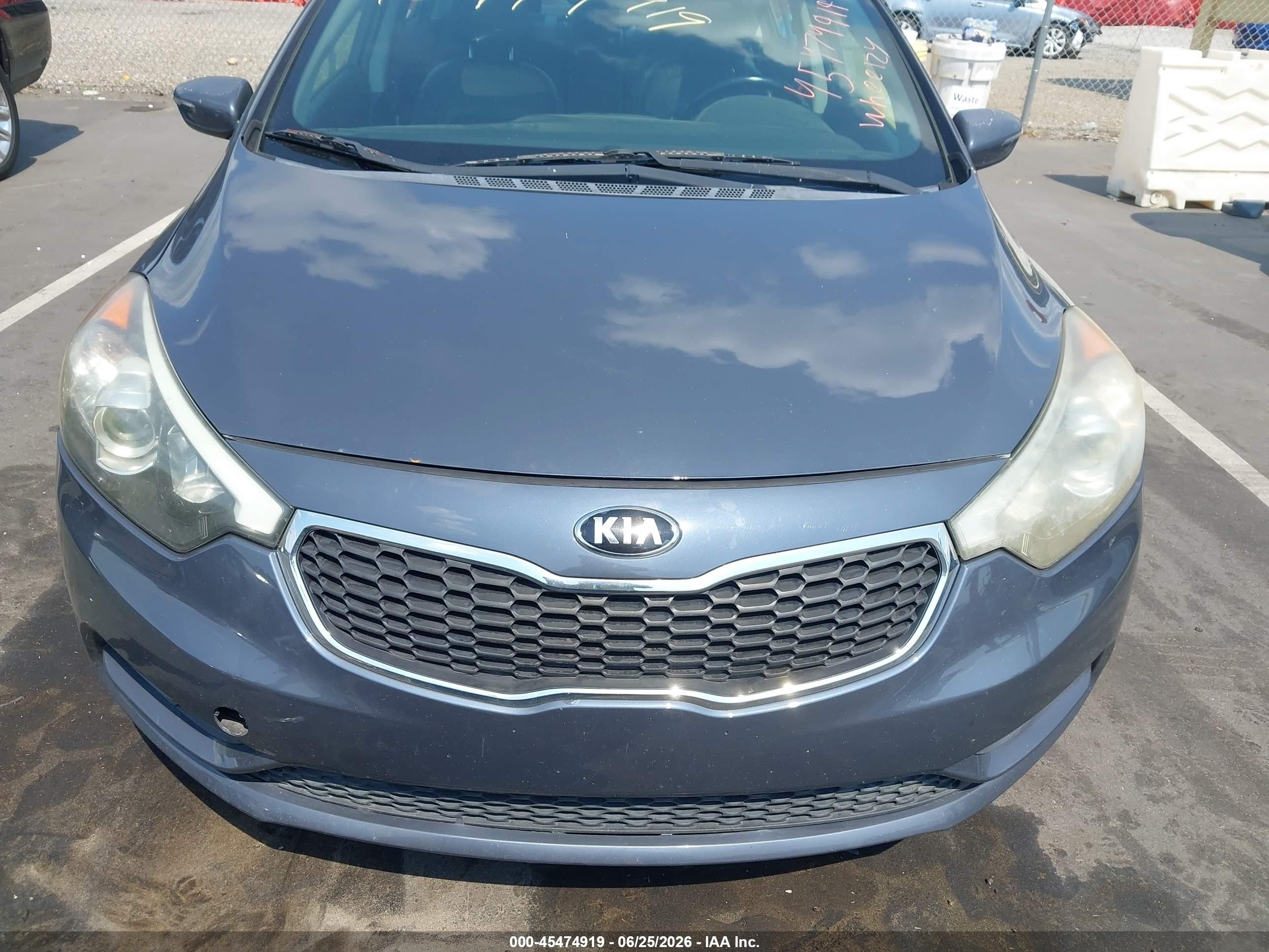2014 Kia Forte Ex Gray vin: KNAFZ4A85E5067289