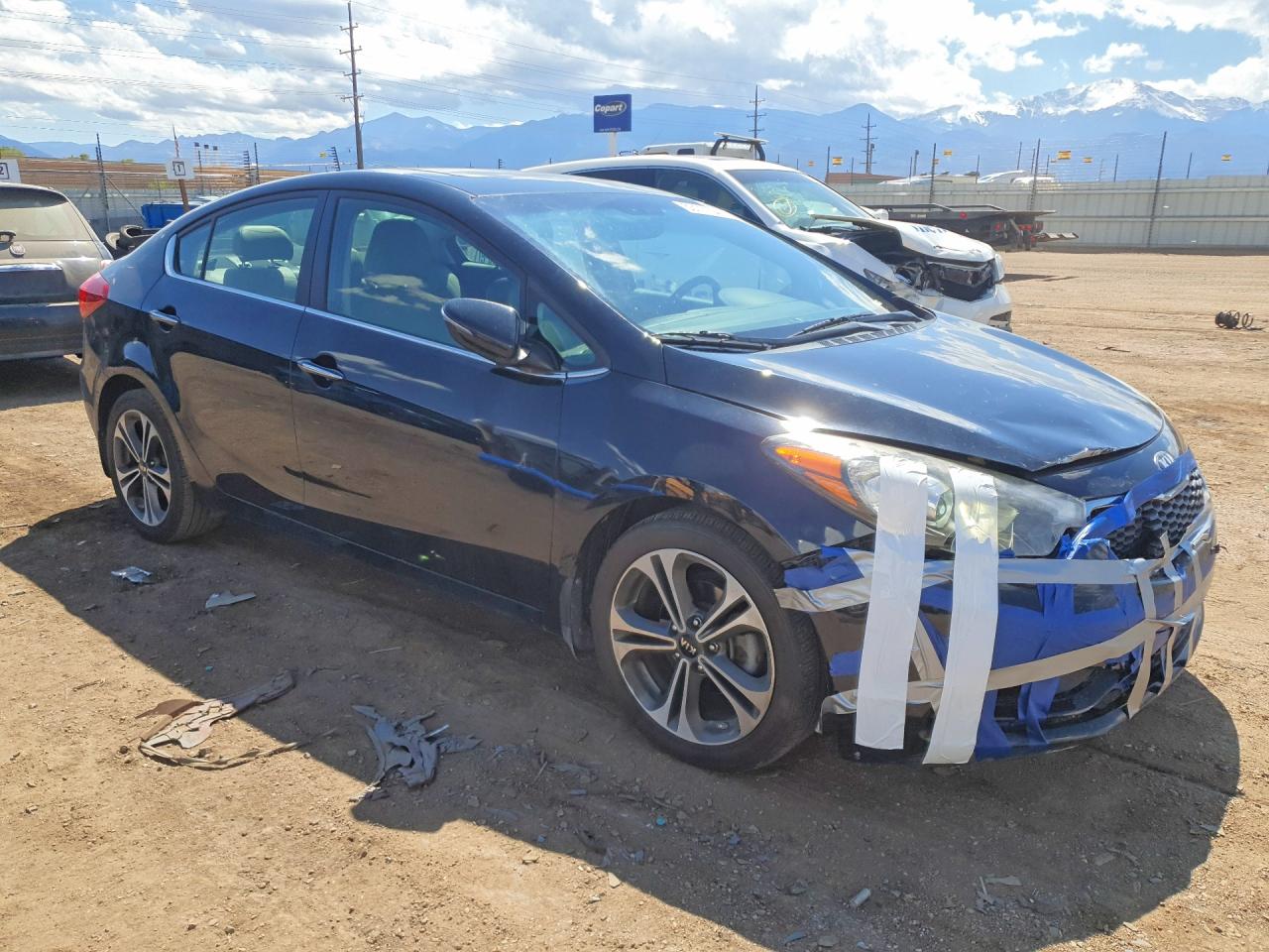 2014 Kia Forte Ex Black vin: KNAFZ4A85E5174262