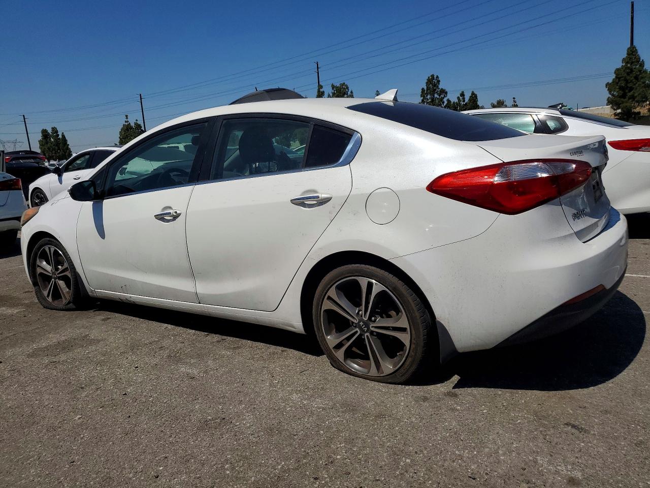 2014 Kia Forte Ex White vin: KNAFZ4A86E5084635