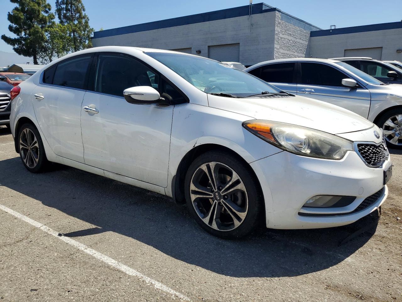 2014 Kia Forte Ex White vin: KNAFZ4A86E5084635