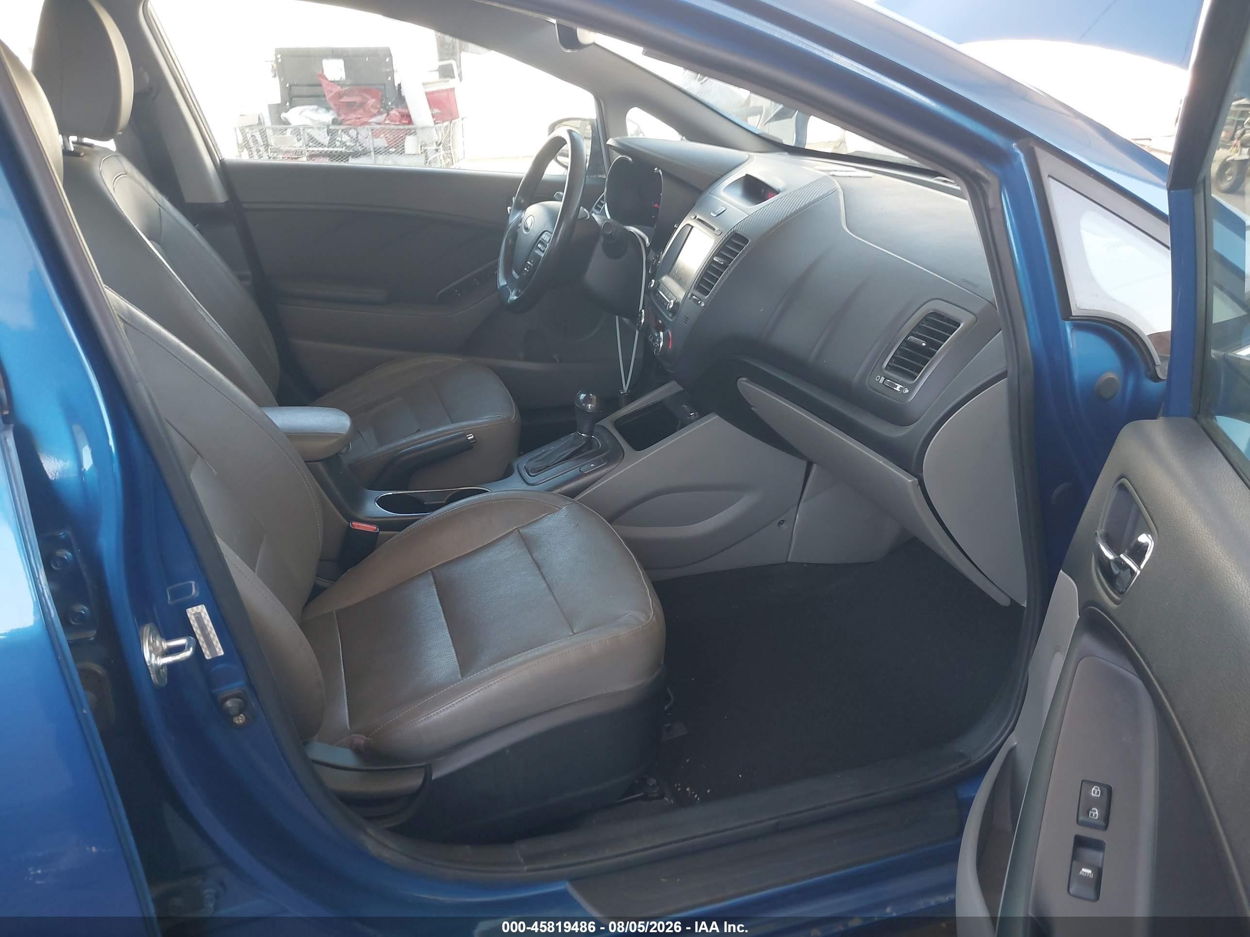 2014 Kia Forte Ex Blue vin: KNAFZ4A87E5155535