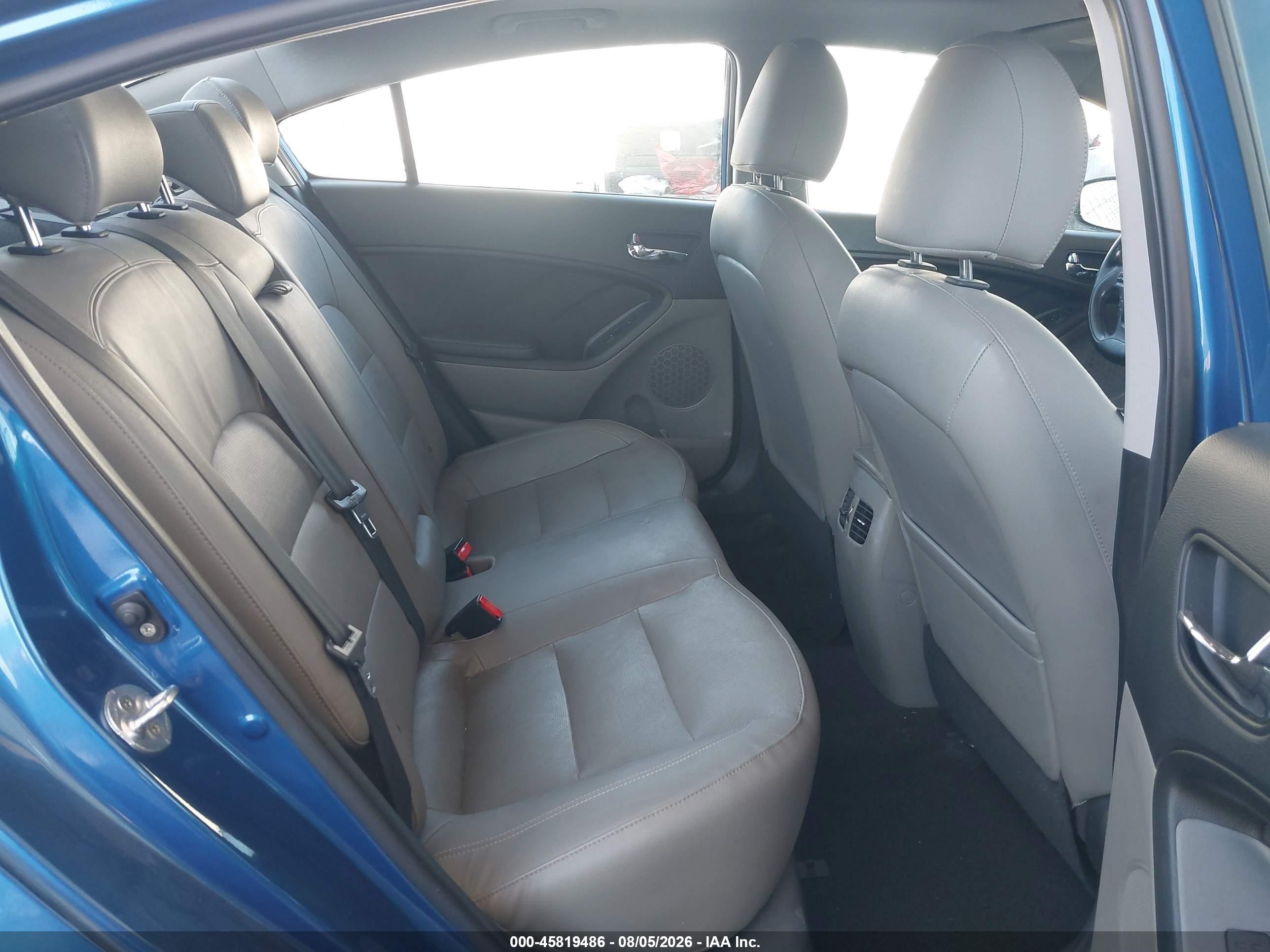 2014 Kia Forte Ex Blue vin: KNAFZ4A87E5155535