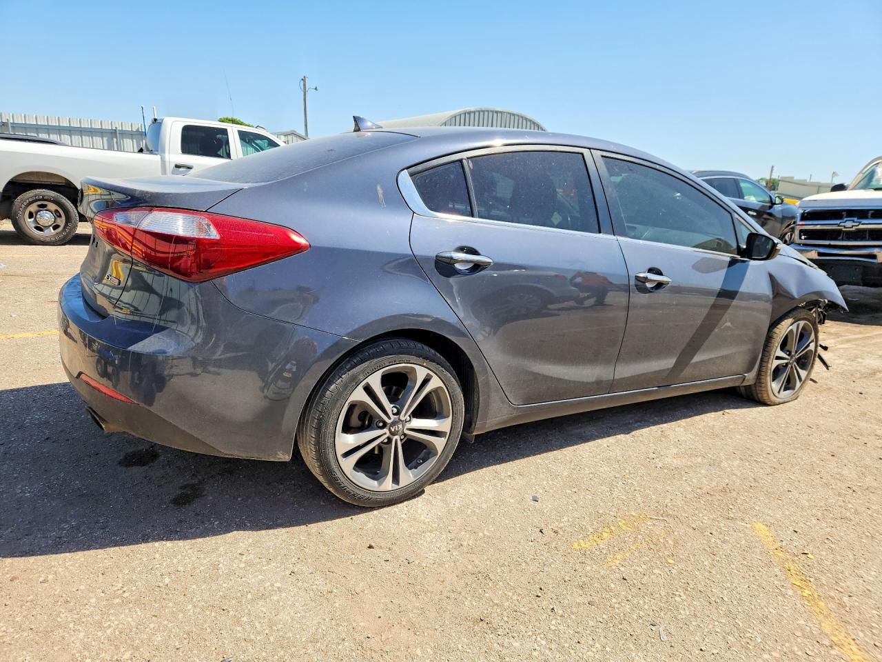 2015 Kia Forte Ex Gray vin: KNAFZ4A87F5339441