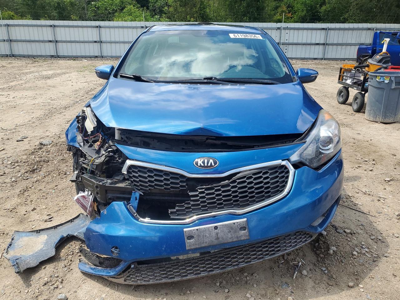 2015 Kia Forte Ex Blue vin: KNAFZ4A88F5265169