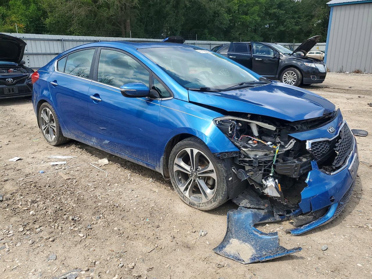 2015 Kia Forte Ex Blue vin: KNAFZ4A88F5265169
