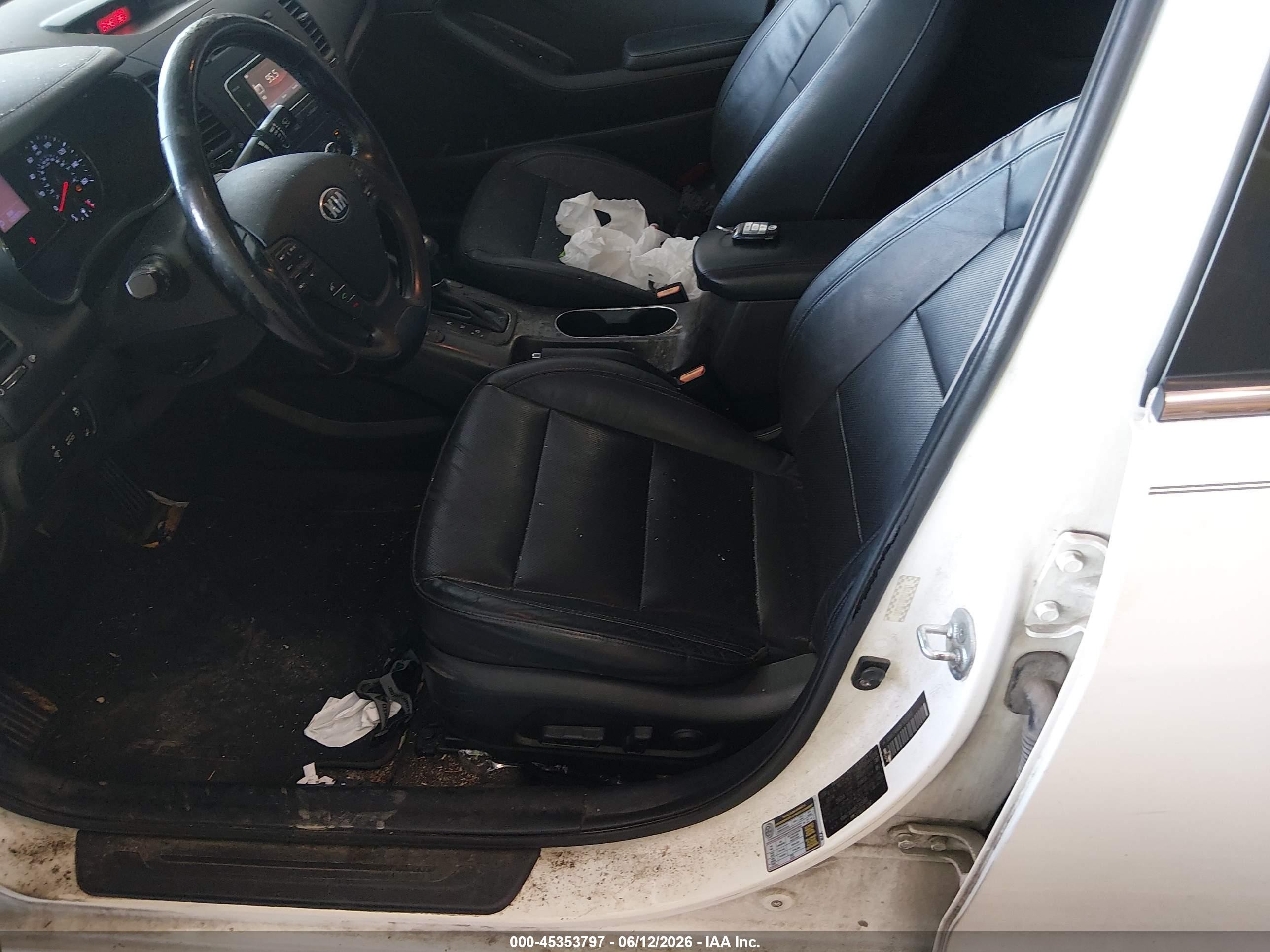 2015 Kia Forte Ex White vin: KNAFZ4A88F5305881