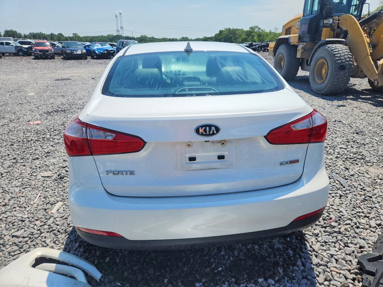 2014 Kia Forte Ex White vin: KNAFZ4A89E5050723