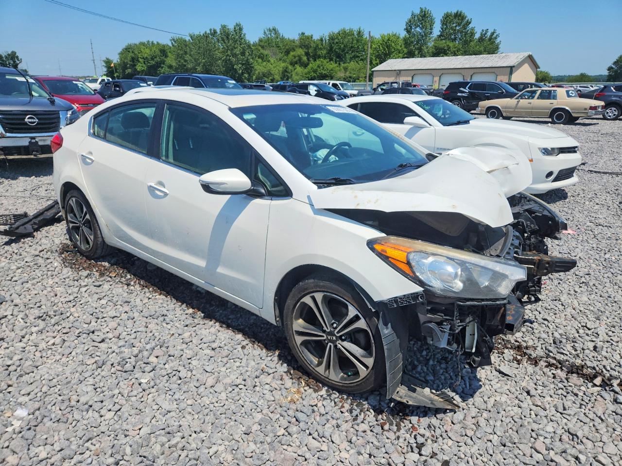 2014 Kia Forte Ex White vin: KNAFZ4A89E5050723