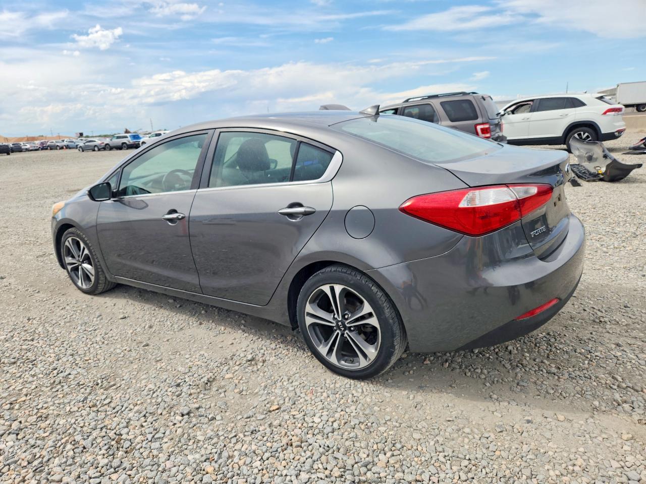 2014 Kia Forte Ex Серый vin: KNAFZ4A89E5079445