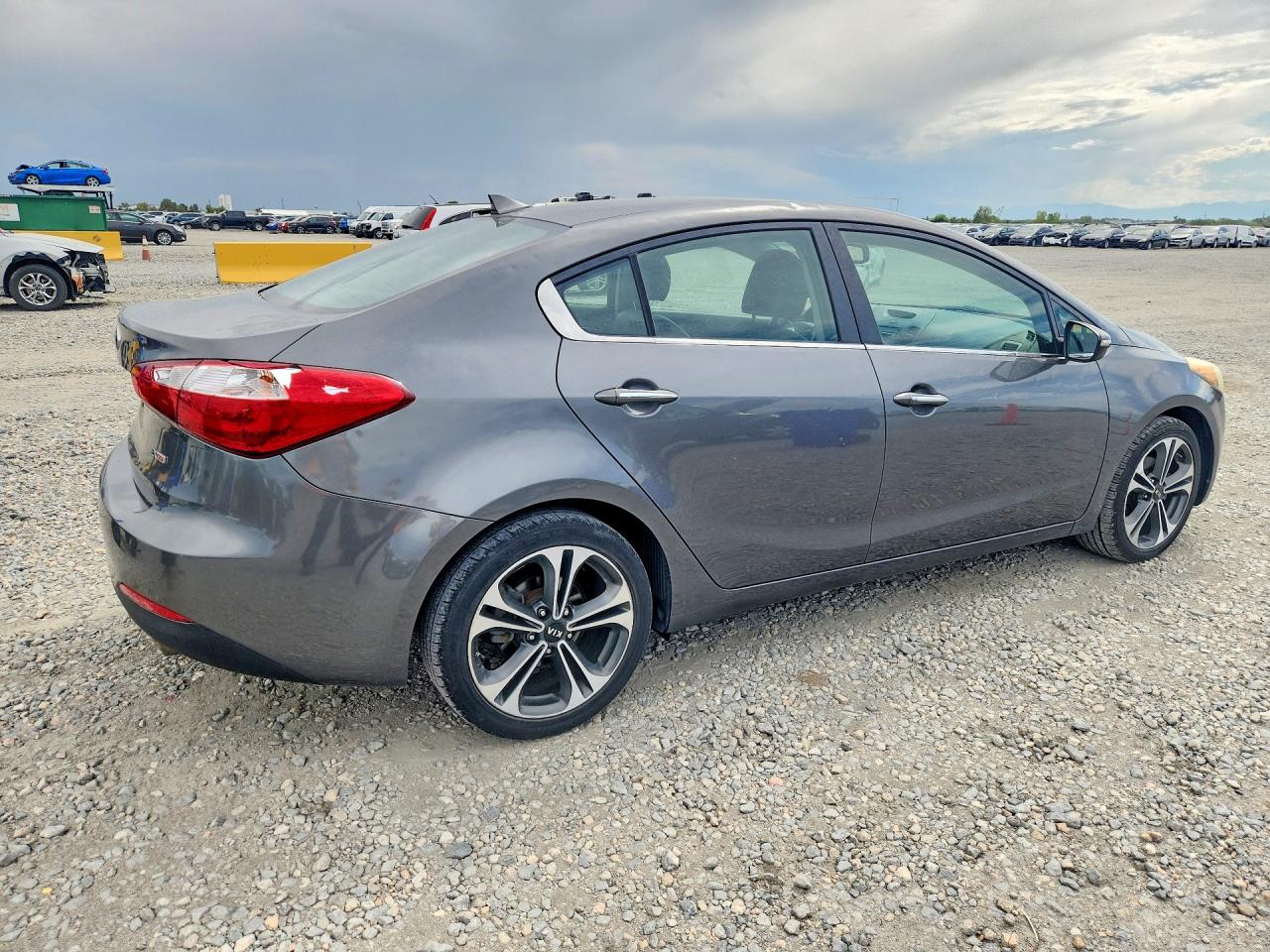 2014 Kia Forte Ex Серый vin: KNAFZ4A89E5079445