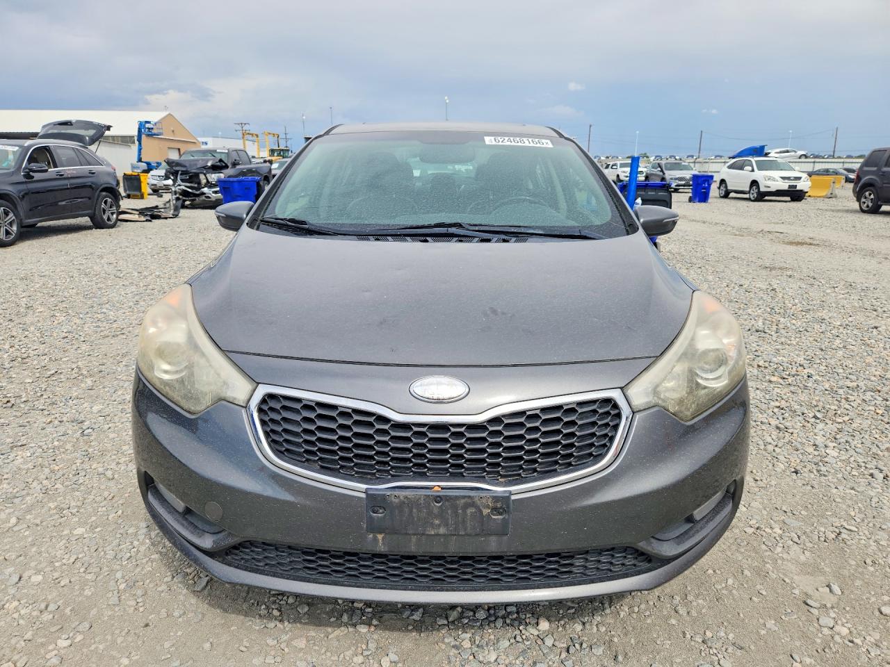 2014 Kia Forte Ex Серый vin: KNAFZ4A89E5079445