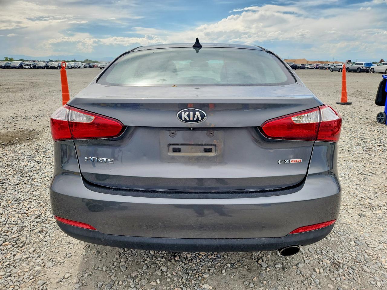 2014 Kia Forte Ex Серый vin: KNAFZ4A89E5079445
