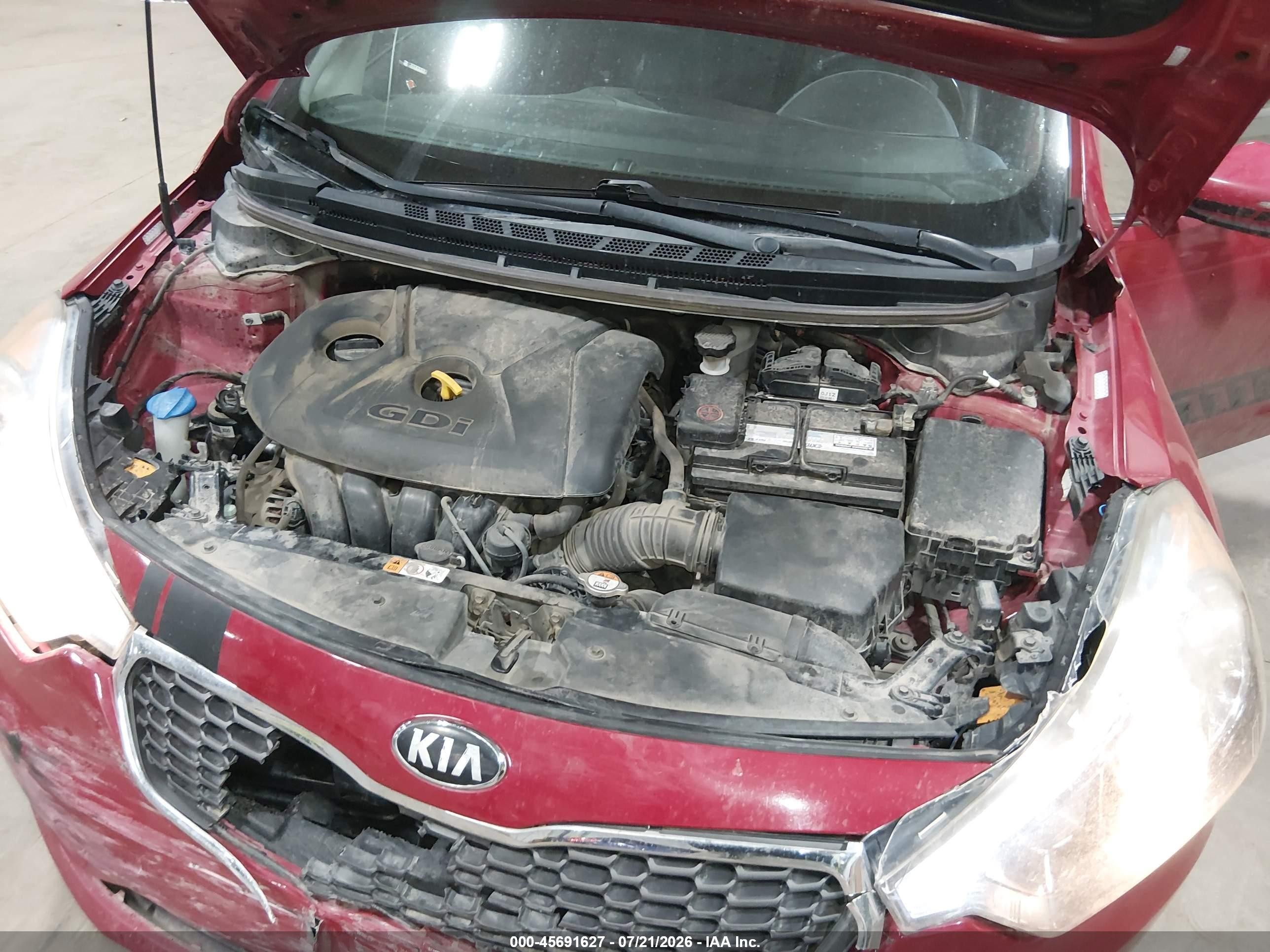 2014 Kia Forte Ex Бордовый vin: KNAFZ4A89E5086685