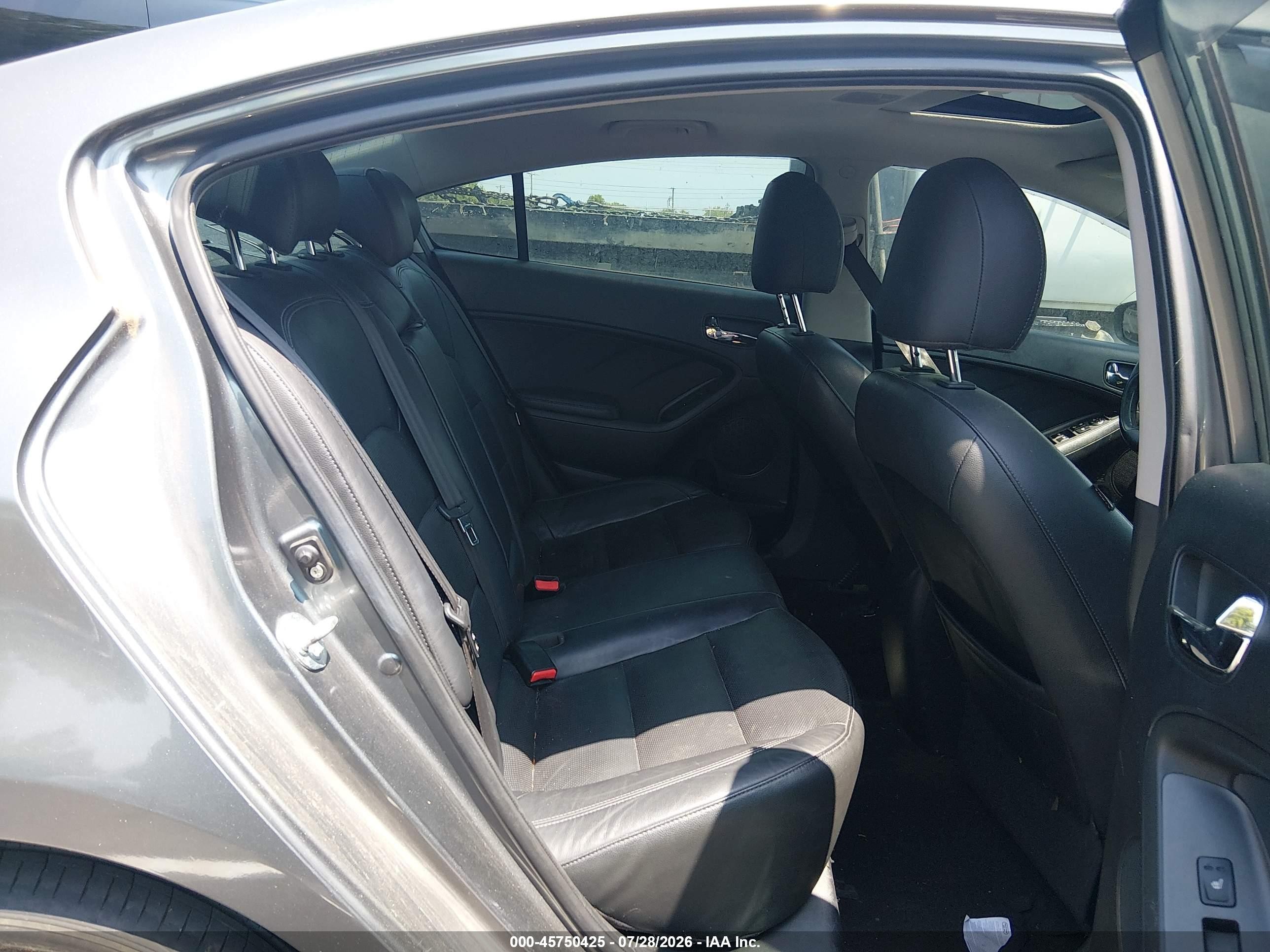 2014 Kia Forte Ex Серый vin: KNAFZ4A89E5205304