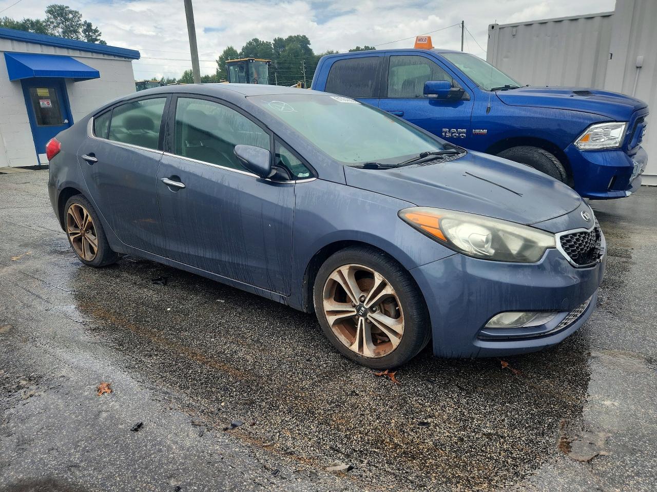 2015 Kia Forte Ex Серый vin: KNAFZ4A8XF5263665