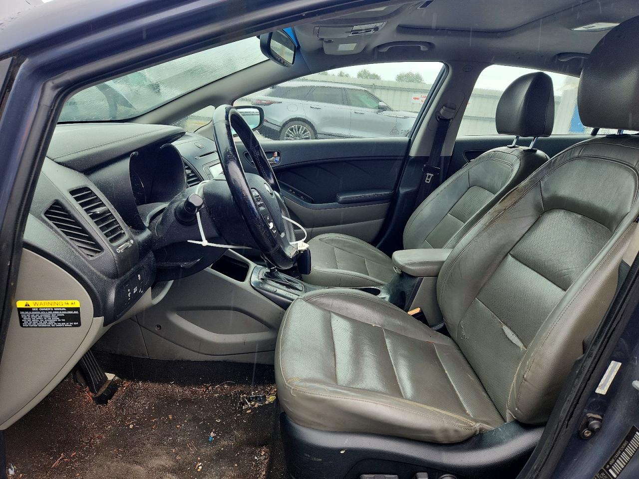 2015 Kia Forte Ex Серый vin: KNAFZ4A8XF5263665