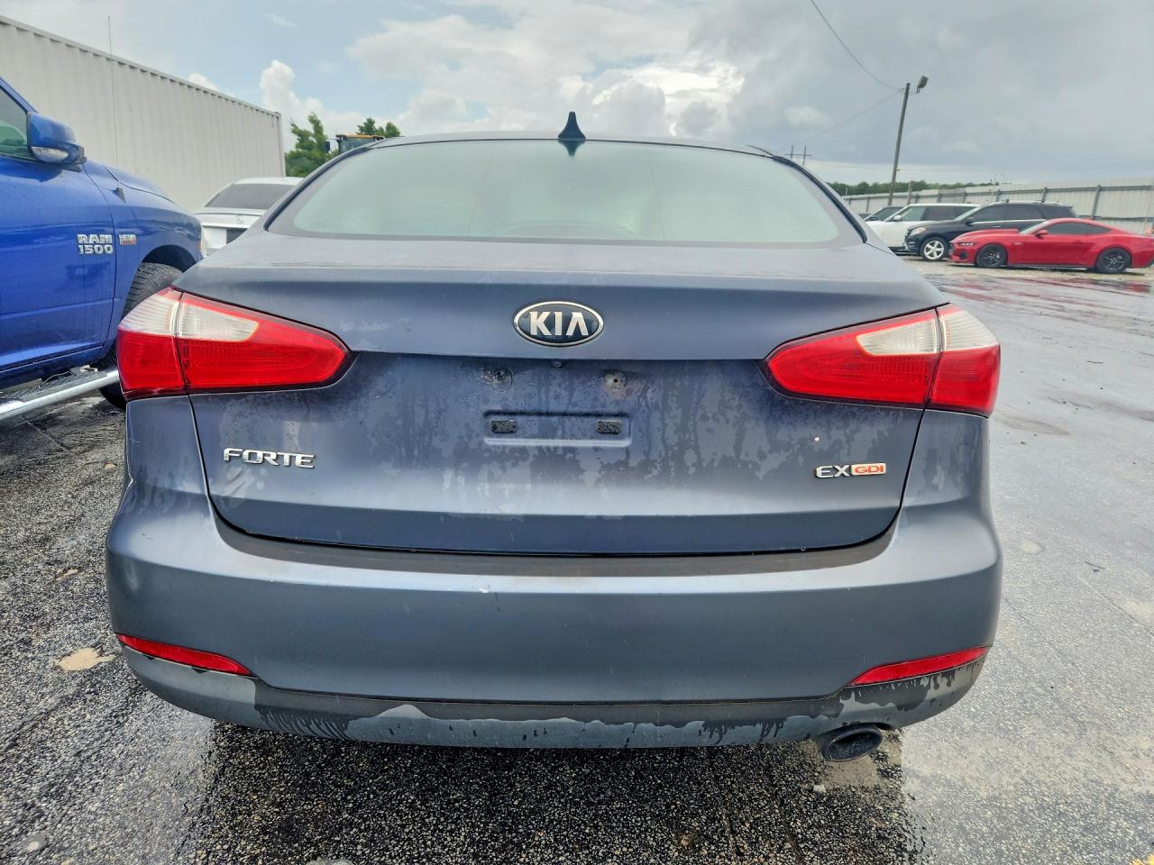 2015 Kia Forte Ex Серый vin: KNAFZ4A8XF5263665