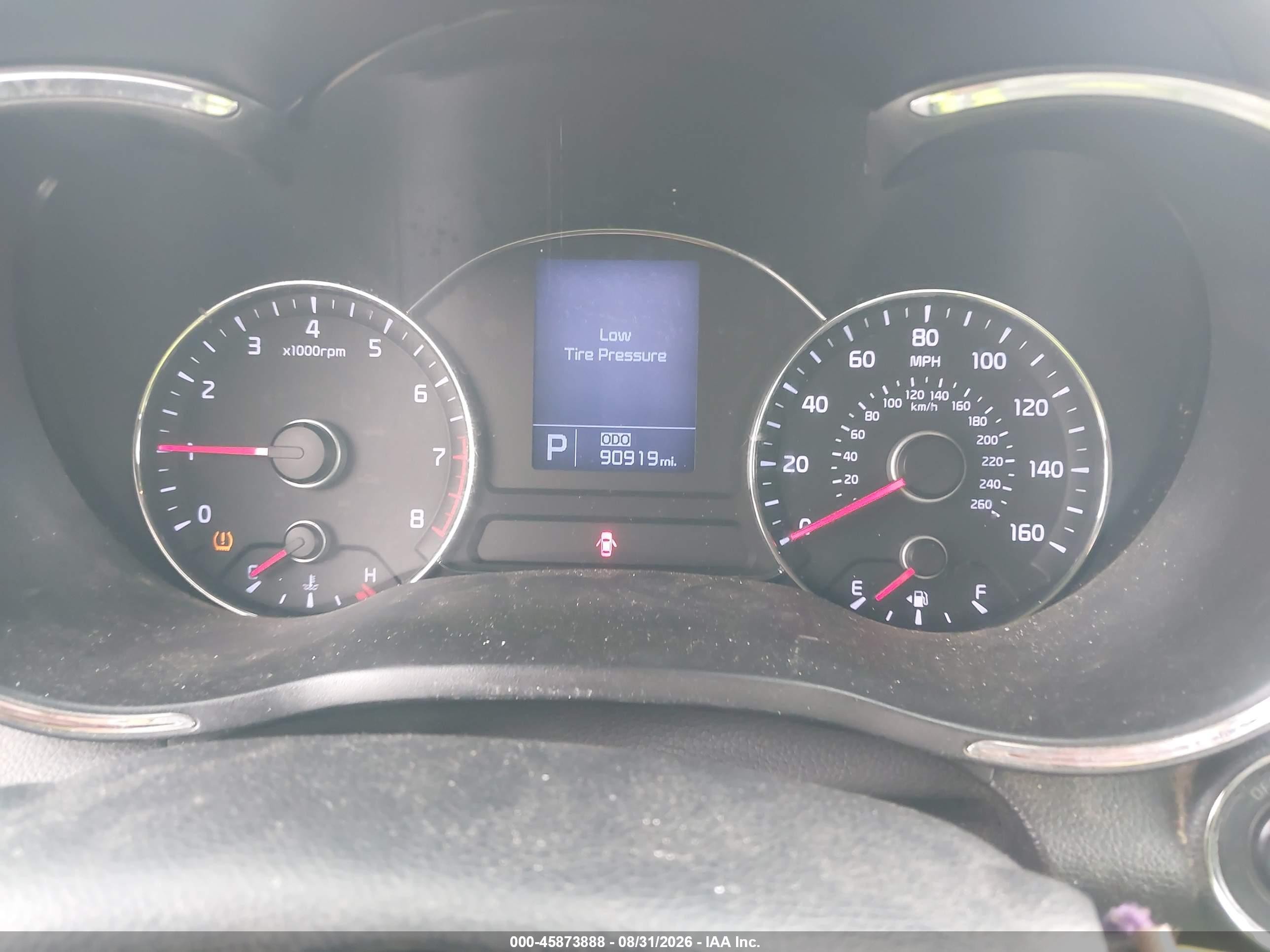 2015 Kia Forte Ex Red vin: KNAFZ4A8XF5281261