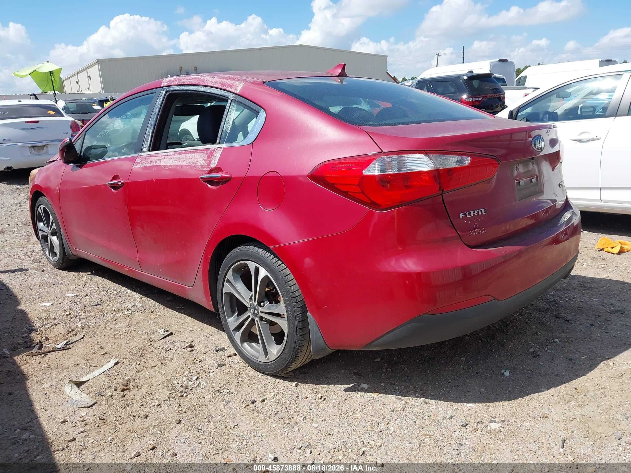 2015 Kia Forte Ex Red vin: KNAFZ4A8XF5281261