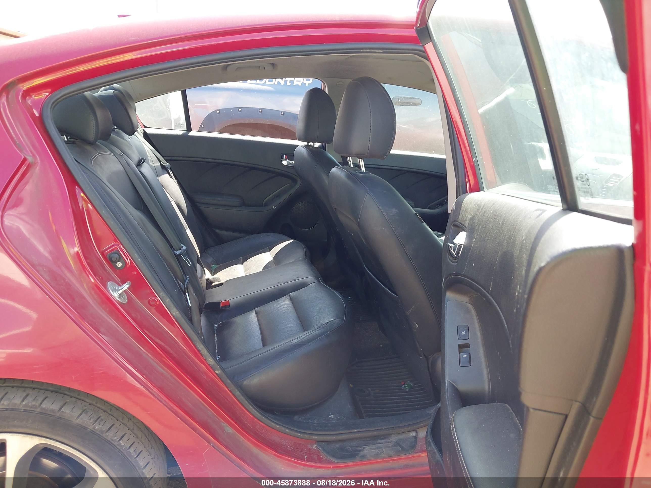 2015 Kia Forte Ex Red vin: KNAFZ4A8XF5281261